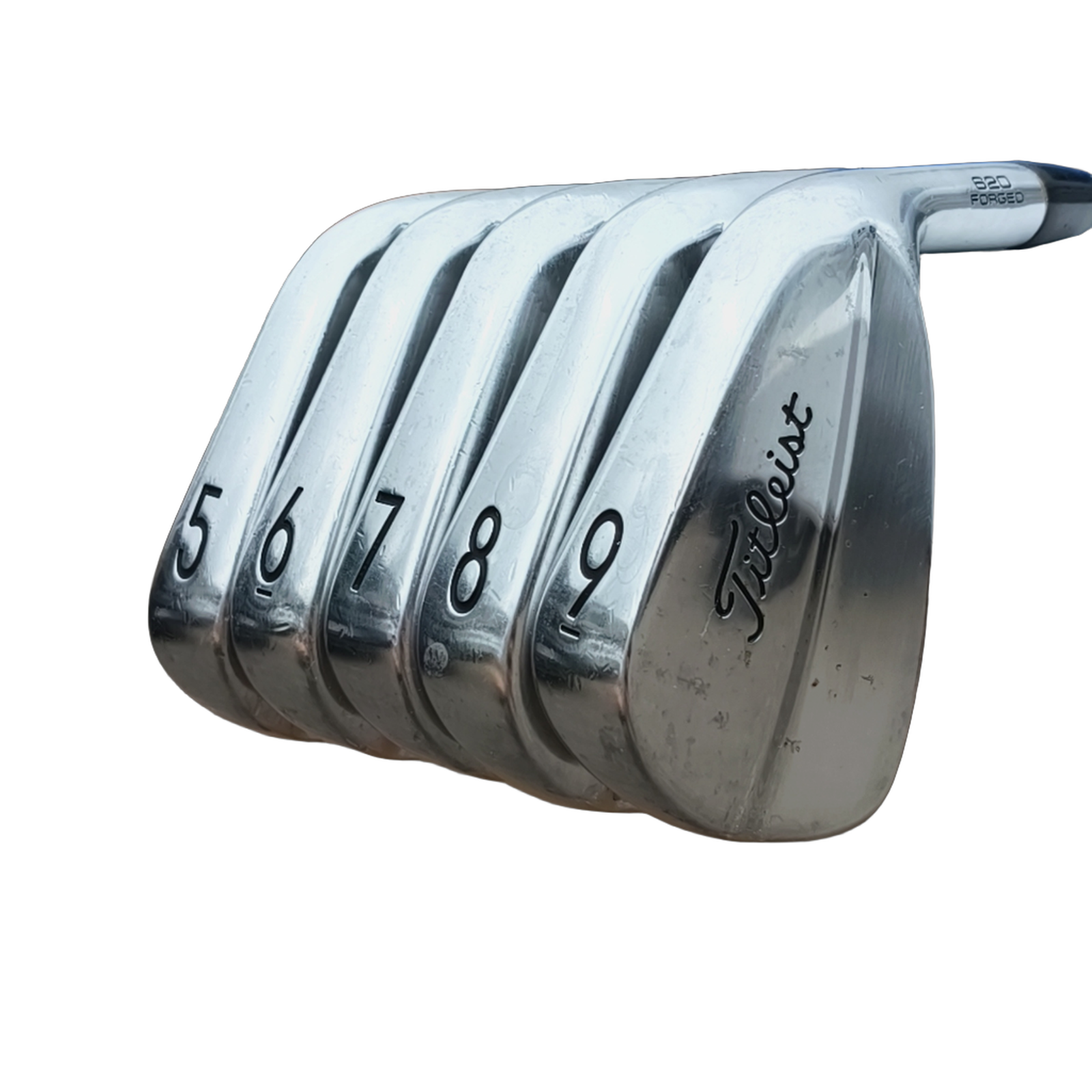 Titleist 620 MB Jernsæt / 5-9i / Flex X-Stiff / Stål [model:birefnet-general] [bg:handrolled]