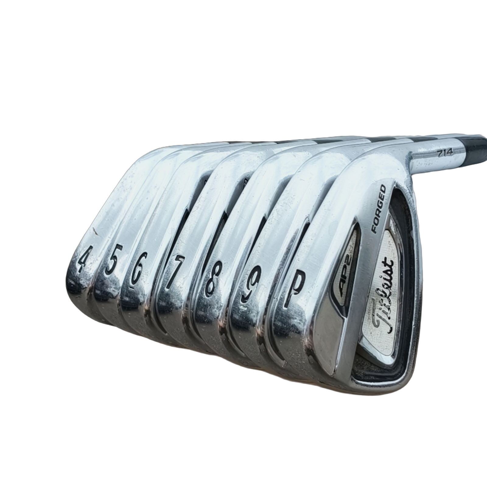 Titleist AP2 714 Forged Jernsæt / 4-PW / Flex Stiff / Stål [model:birefnet-general] [bg:handrolled]