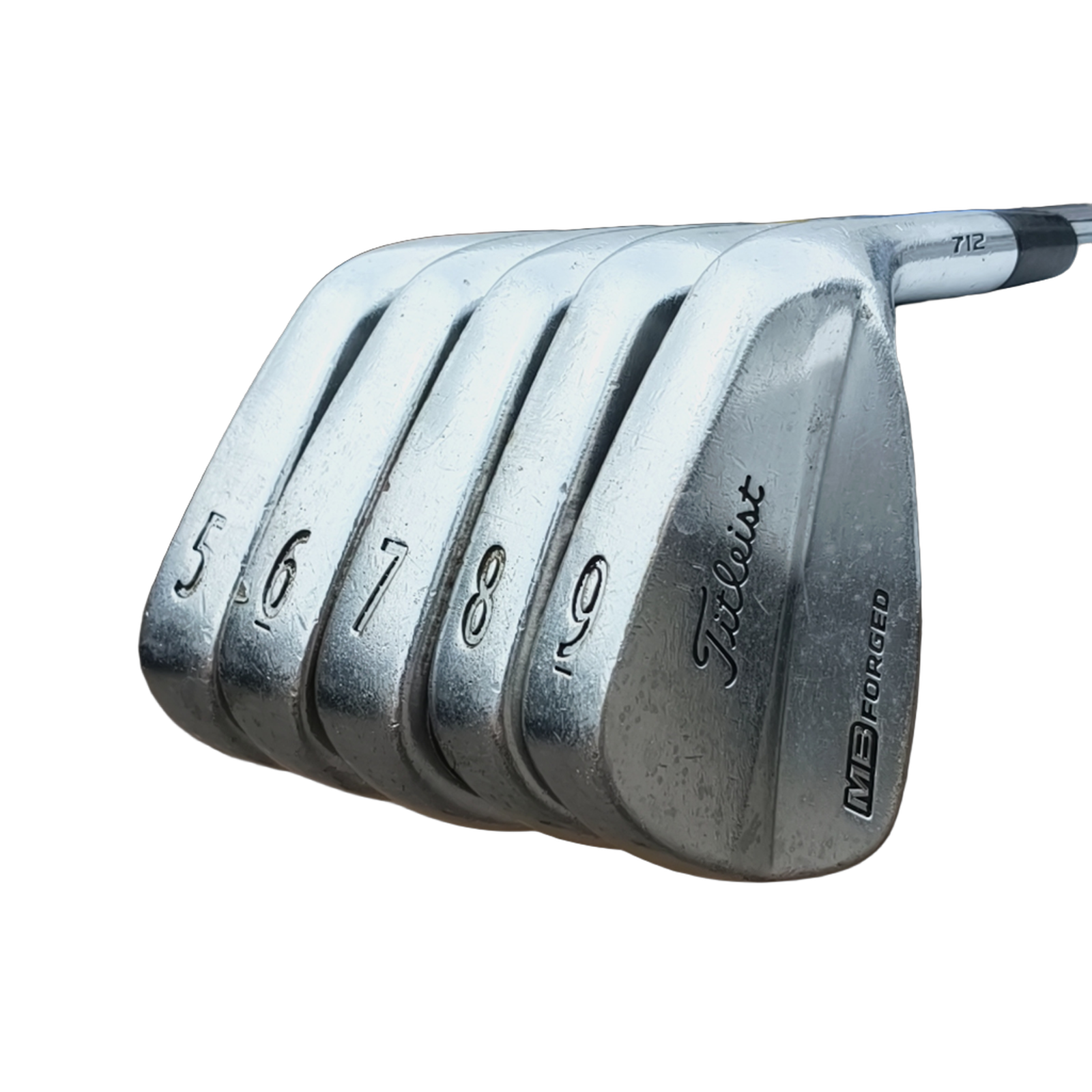 Titleist 712 CB/MB Jernsæt / 5-9i / Flex X-Stiff / Stål [model:birefnet-general] [bg:handrolled]