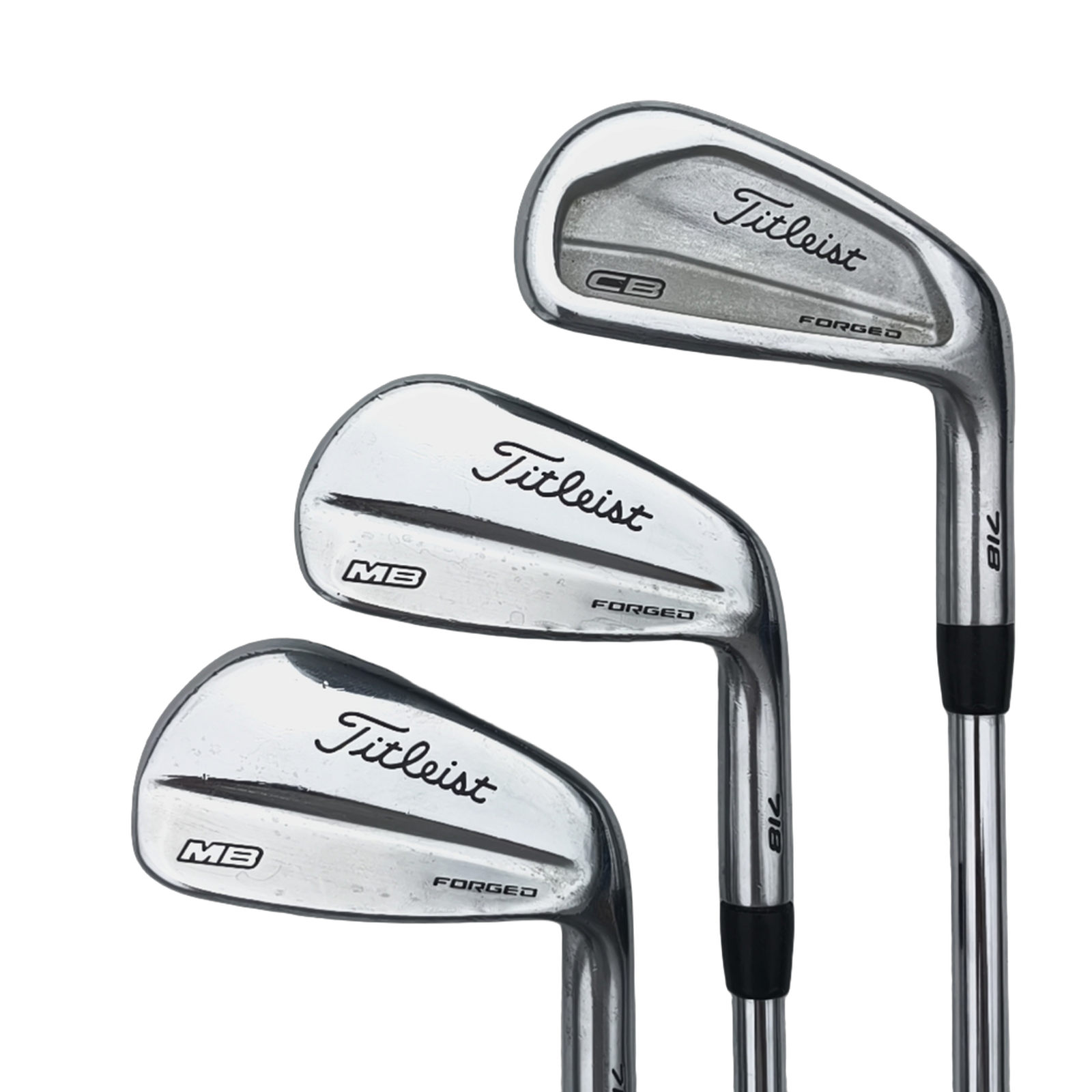Titleist 718 MB|718 CB Jernsæt / 4-PW / Flex X-Stiff / Stål [model:birefnet-general] [bg:handrolled]