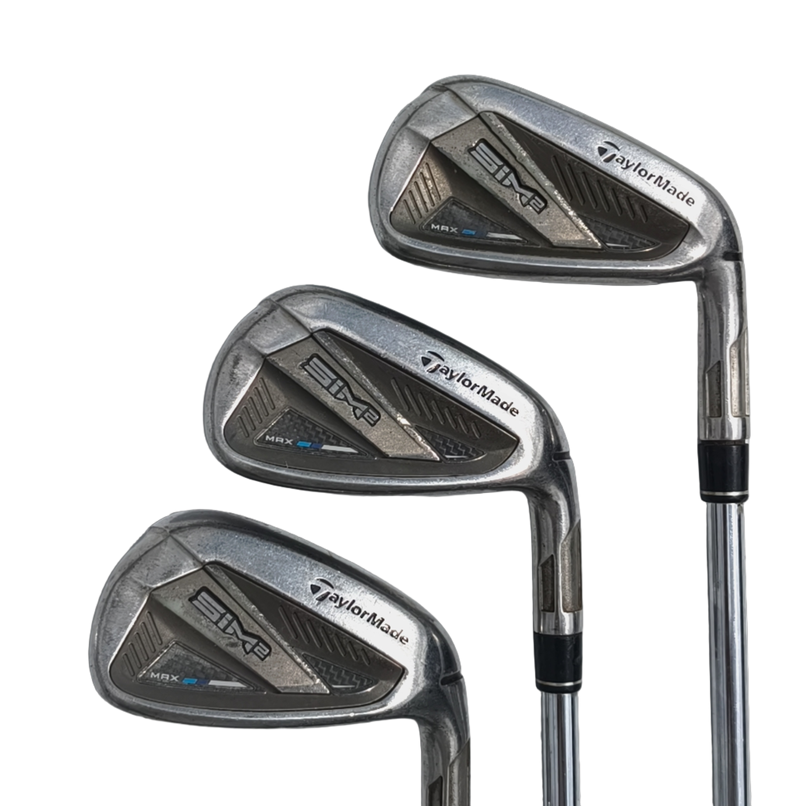 TaylorMade SIM2 Max Jernsæt / 4-PW / Flex Regular / Stål [model:birefnet-general] [bg:handrolled]