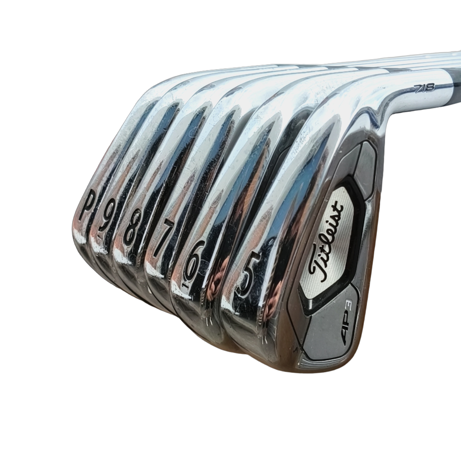 Titleist AP2 718 Forged Jernsæt / 5-PW / Flex Stiff / Stål [model:birefnet-general] [bg:handrolled]