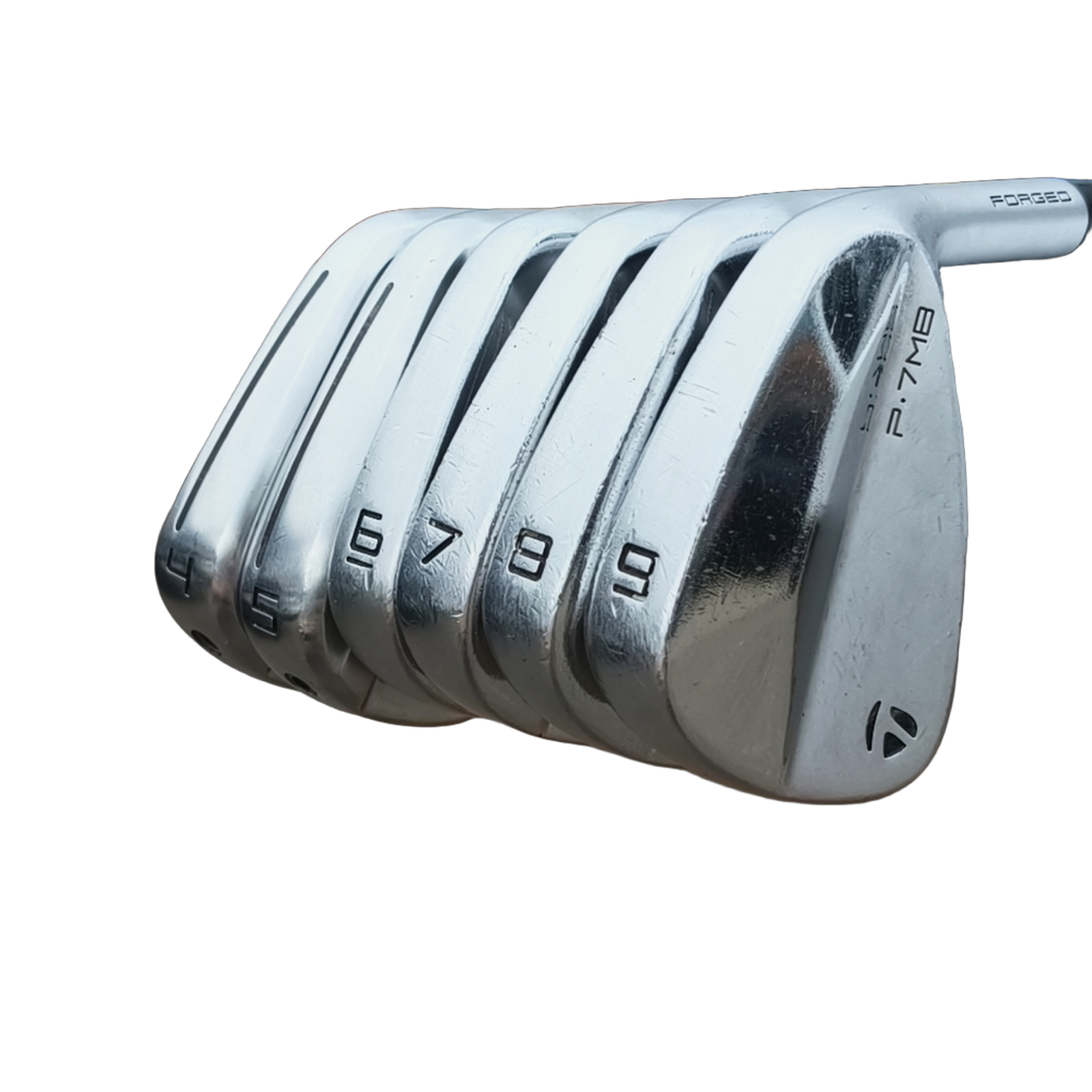 TaylorMade P7mb/P770 Jernsæt / 4-9i / Flex X-Stiff / Stål [model:birefnet-general] [bg:handrolled]