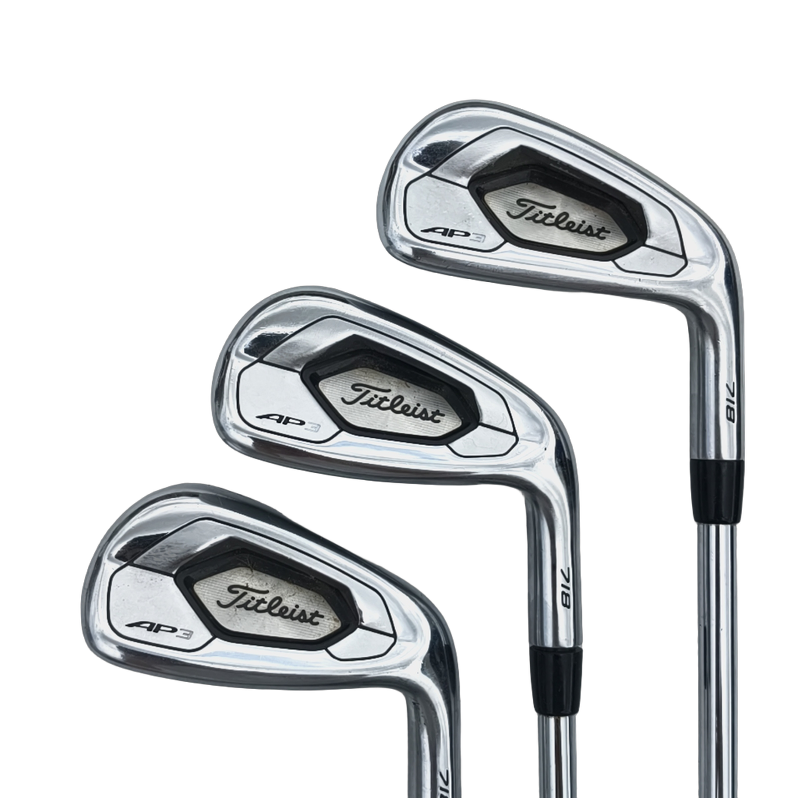 Titleist AP3 718 Jernsæt / 5-PW / Flex Stiff / Stål [model:birefnet-general] [bg:handrolled]