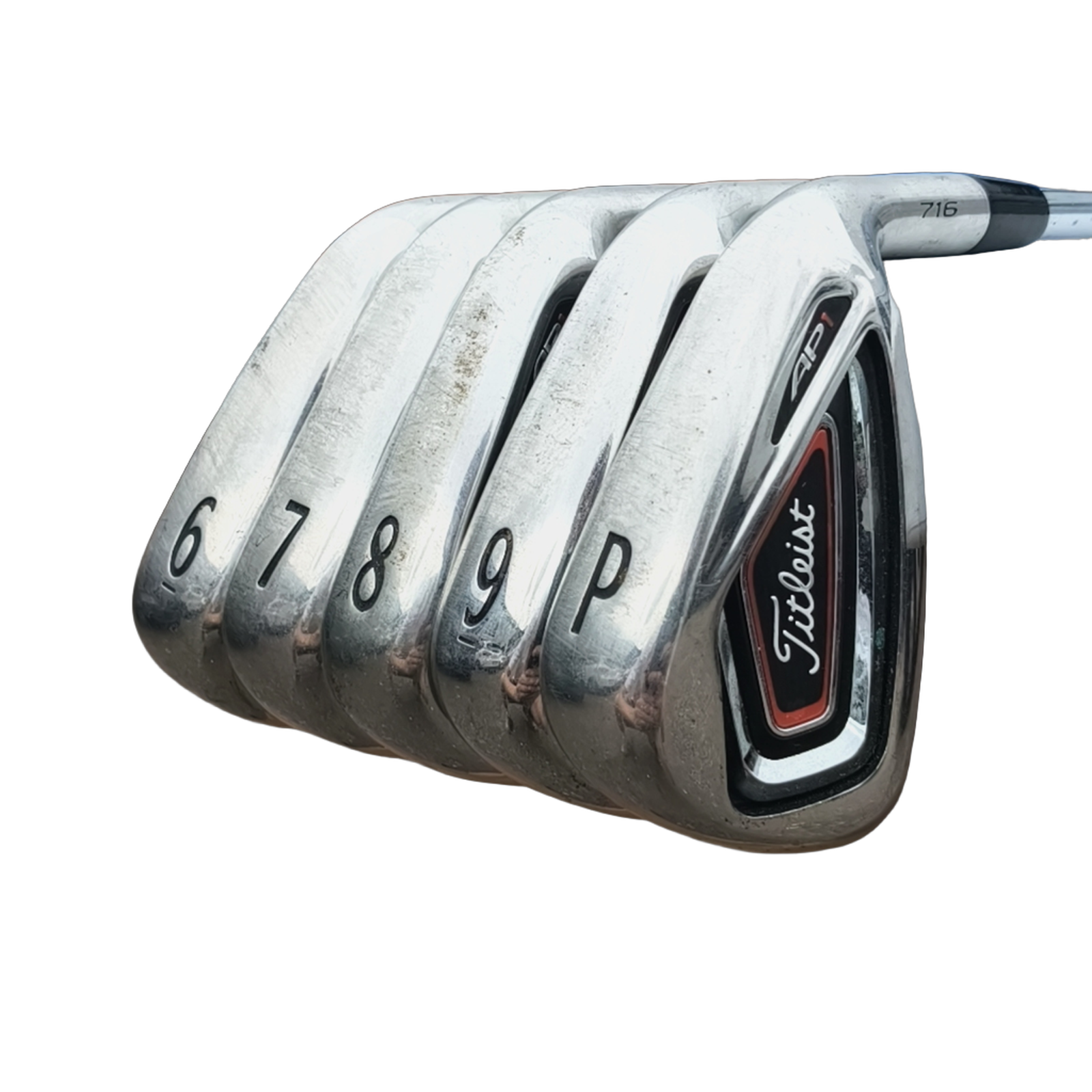 Titleist AP1 716 Jernsæt / 6-PW / Flex Regular / Stål [model:birefnet-general] [bg:handrolled]