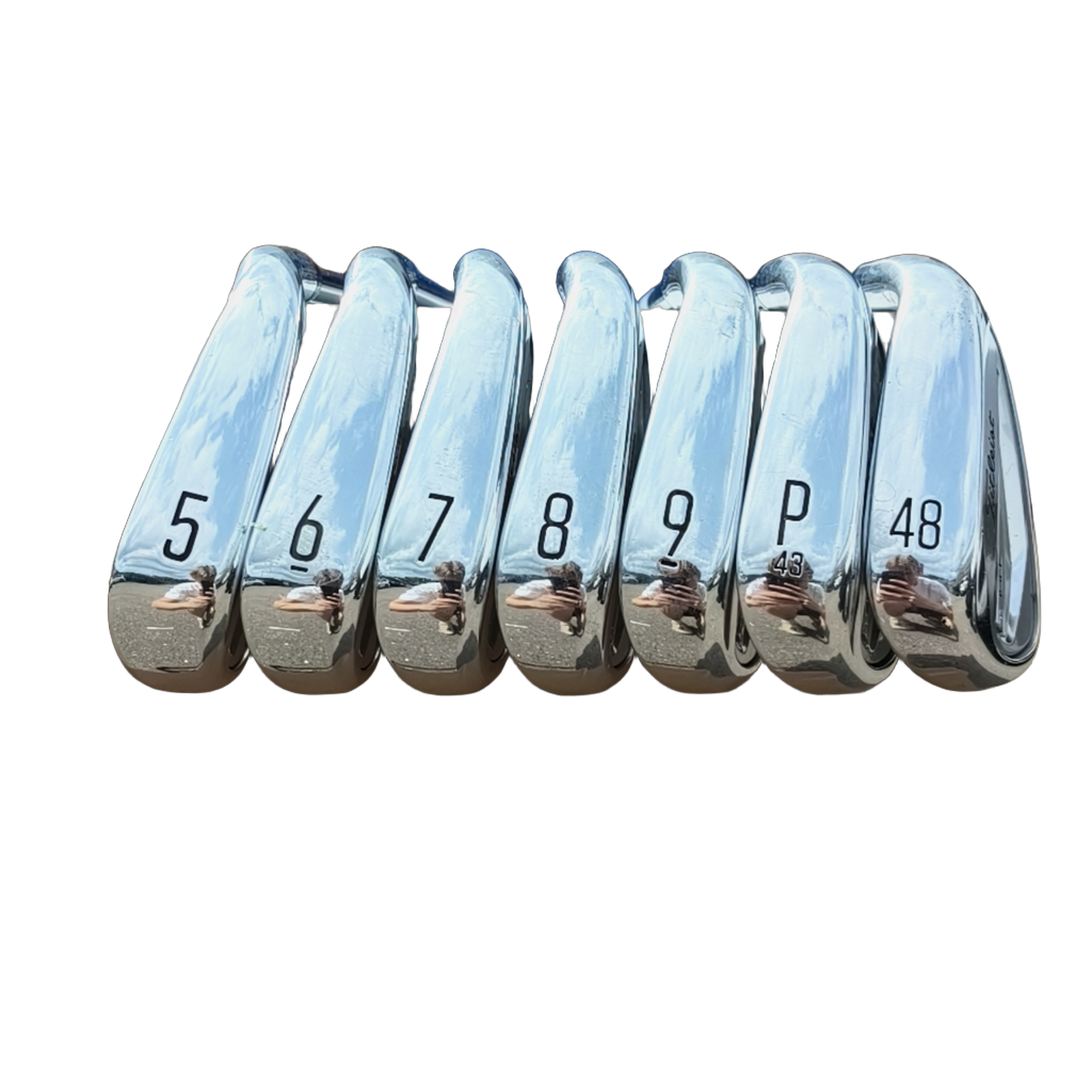Titleist T350 gen  3. Jernsæt / 5-PW+AW / Flex Regular / Grafit [model:birefnet-general] [bg:handrolled]