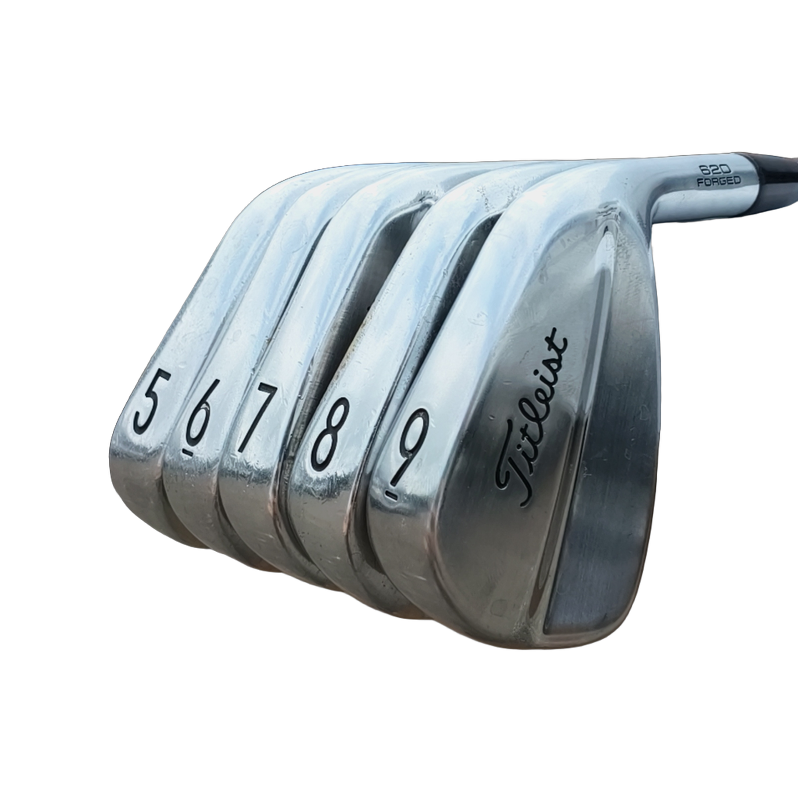 Titleist 620 Forged Jernsæt / 5-9i / Flex X-Stiff / Stål [model:birefnet-general] [bg:handrolled]