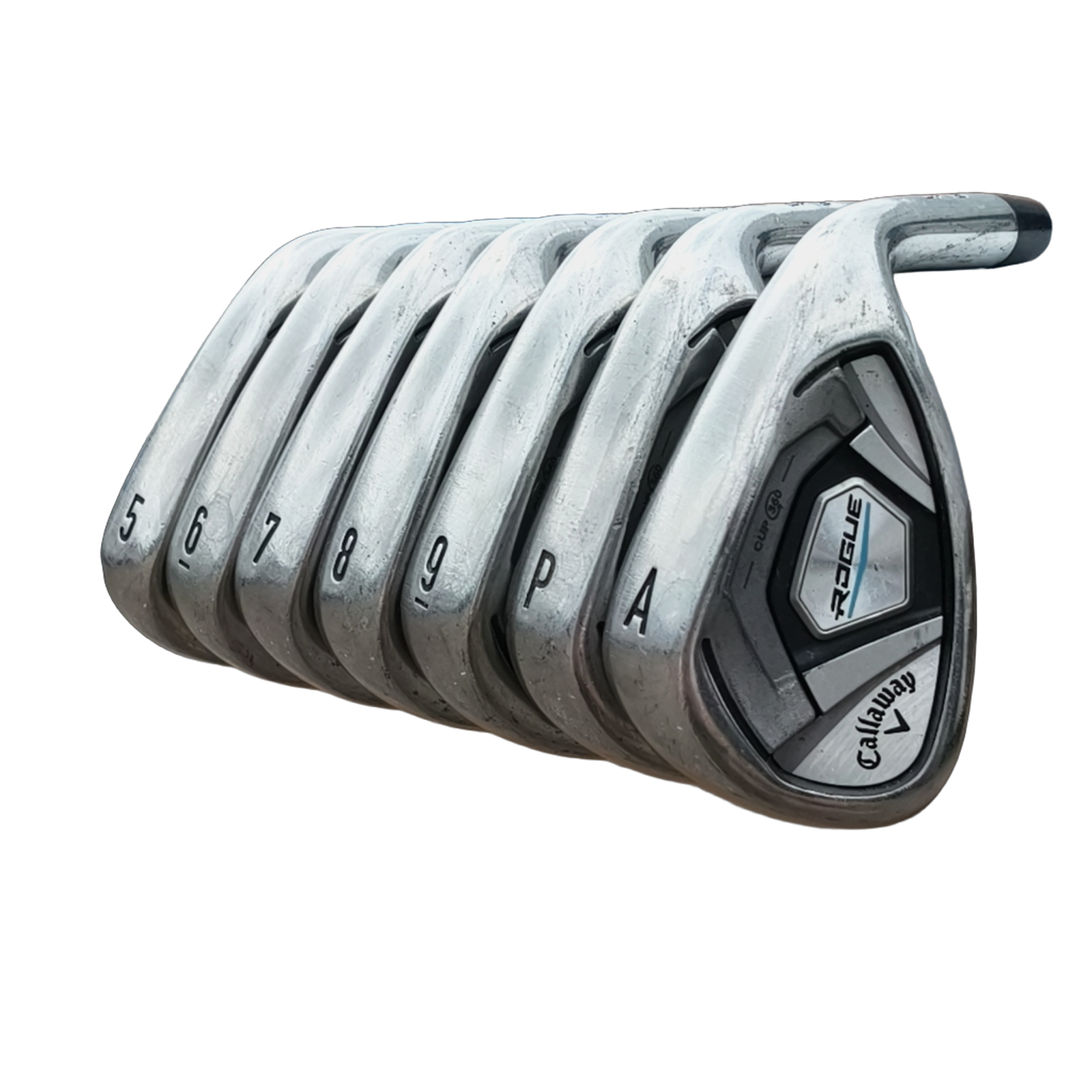 Callaway Rogue CF18 Jernsæt / 5-PW+AW / Flex Regular / Stål [model:birefnet-general] [bg:handrolled]