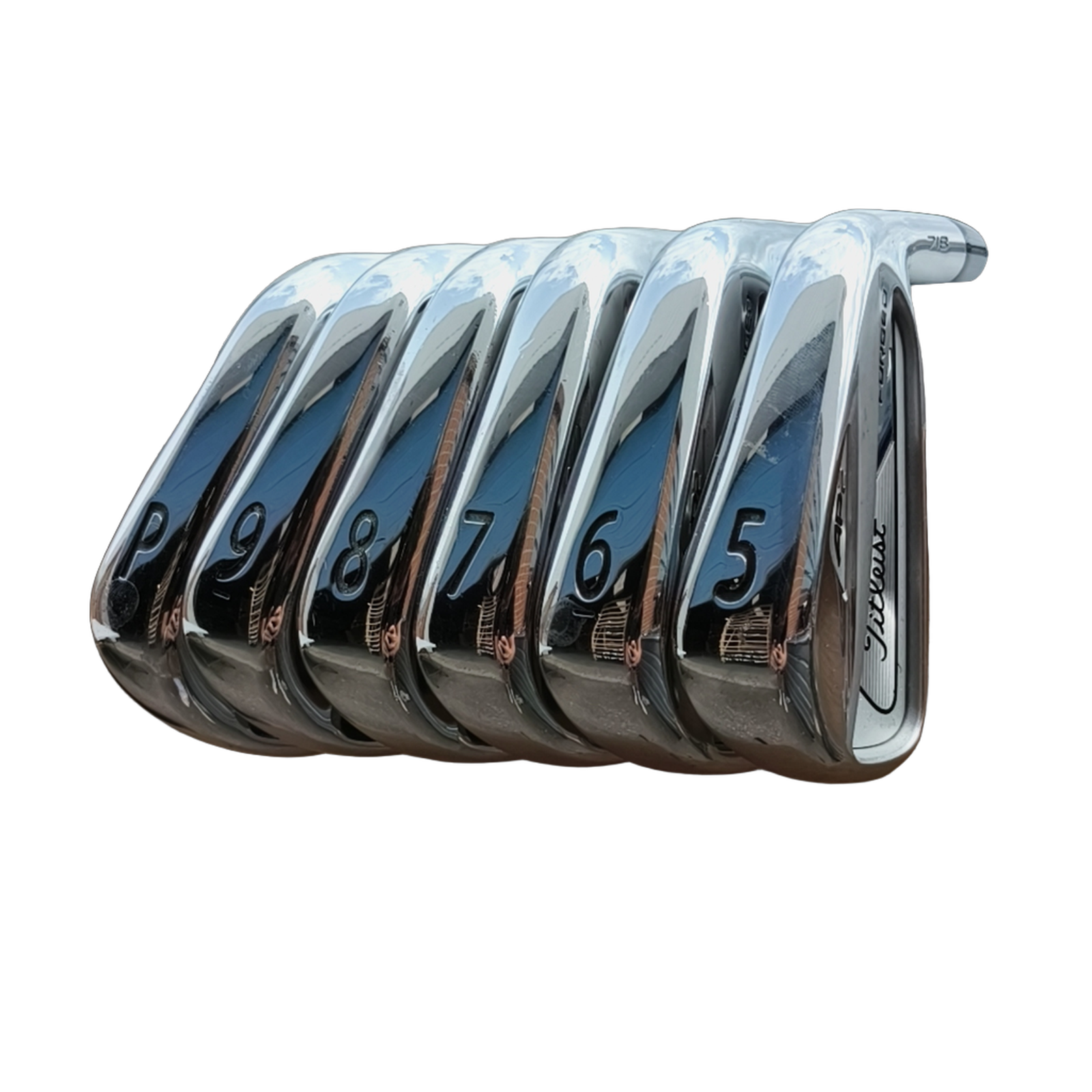Titleist AP2 718 Forged Jernsæt / 5-PW / Flex Regular / Stål [model:birefnet-general] [bg:handrolled]