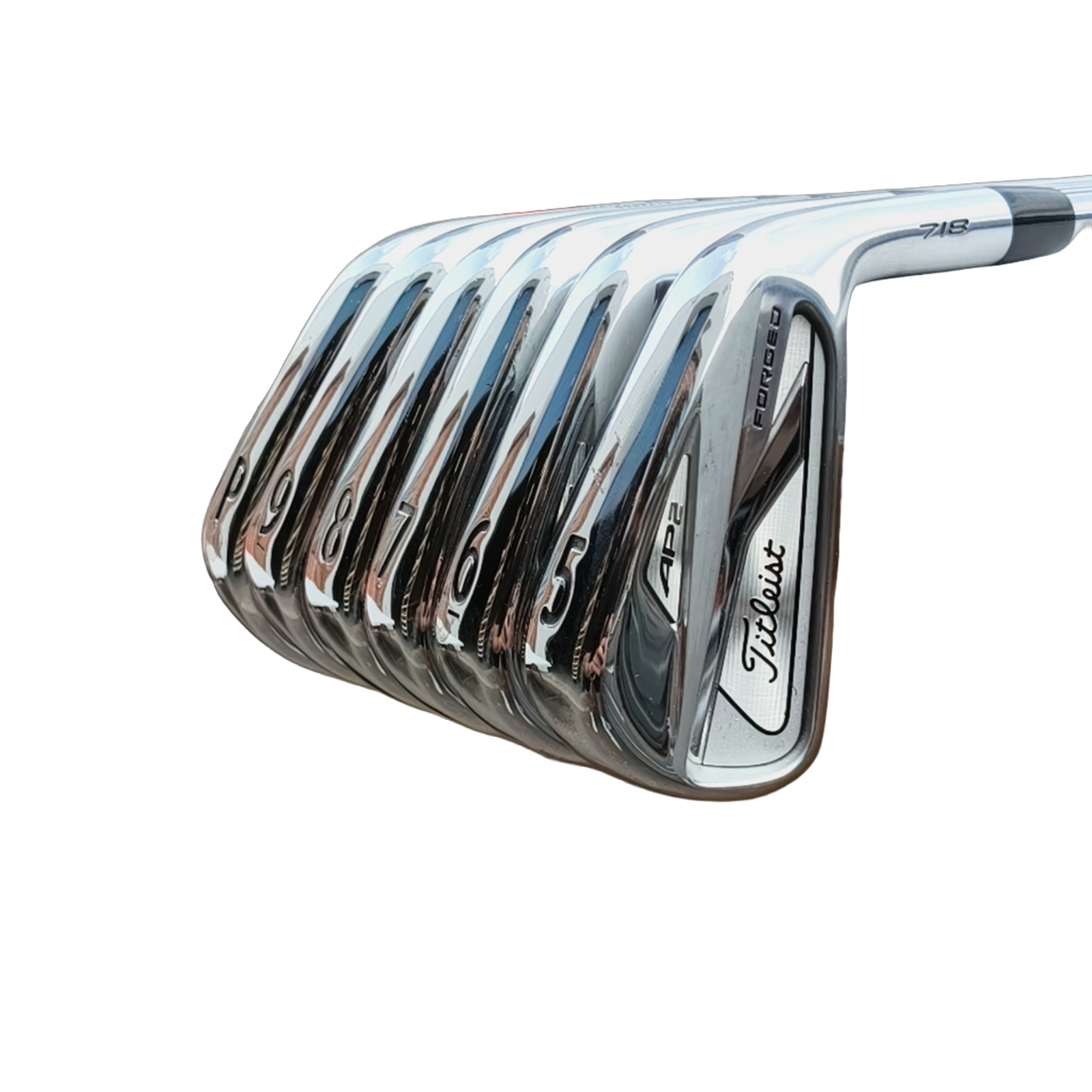 Titleist AP2 718 Forged Jernsæt / 5-PW / Flex Regular / Stål [model:birefnet-general] [bg:handrolled]