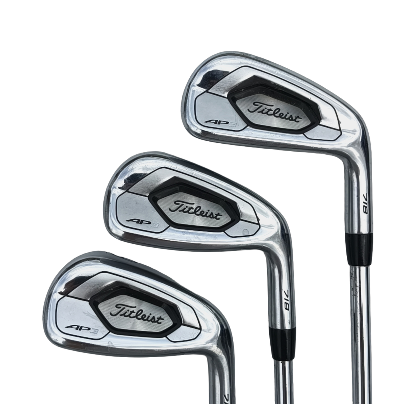 Titleist AP3 718 Jernsæt / 5-PW+GW / Flex Regular / Stål [model:birefnet-general] [bg:handrolled]