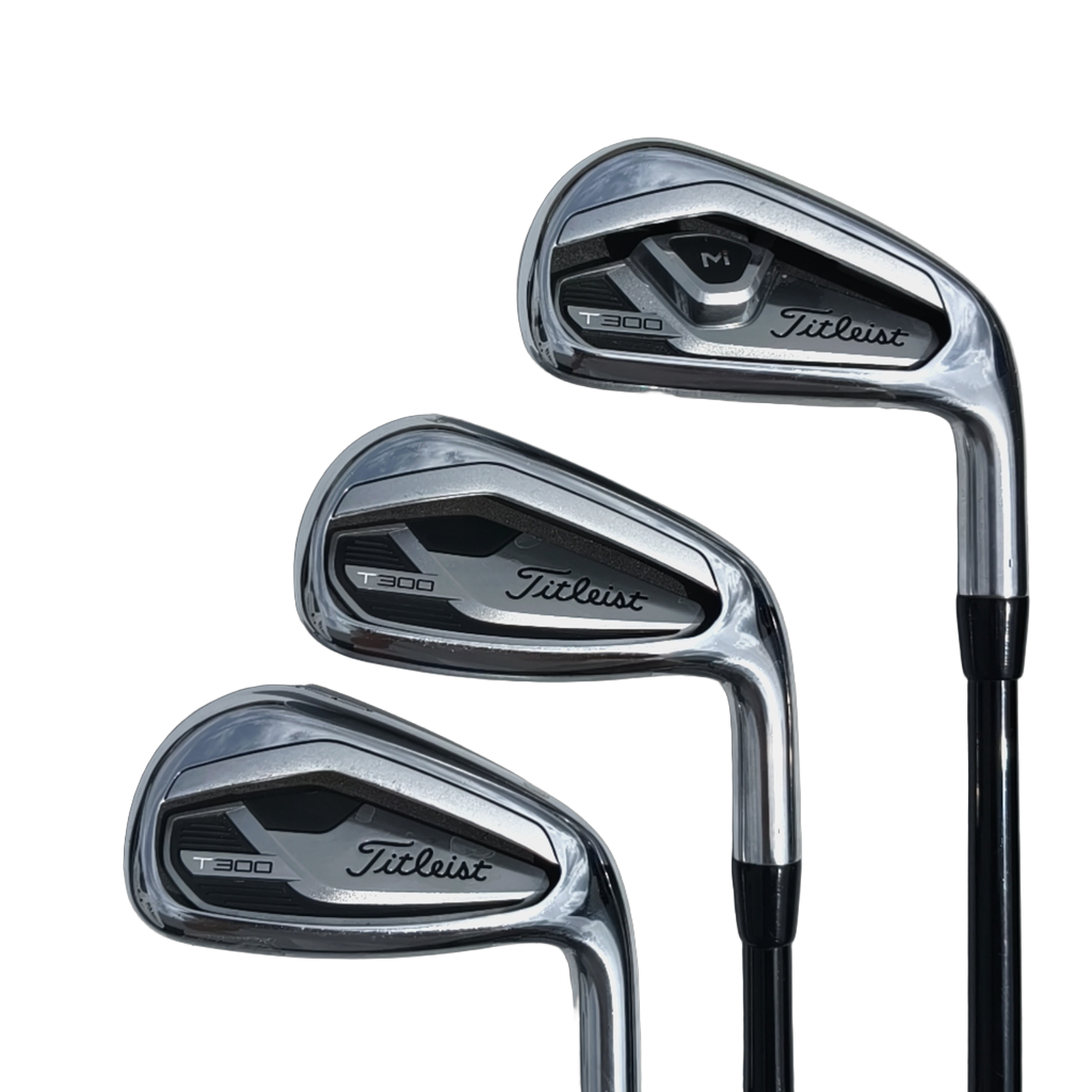 Titleist T300 2021 Jernsæt / 5-PW+GW+SW / Flex Regular / Grafit [model:birefnet-general] [bg:handrolled]
