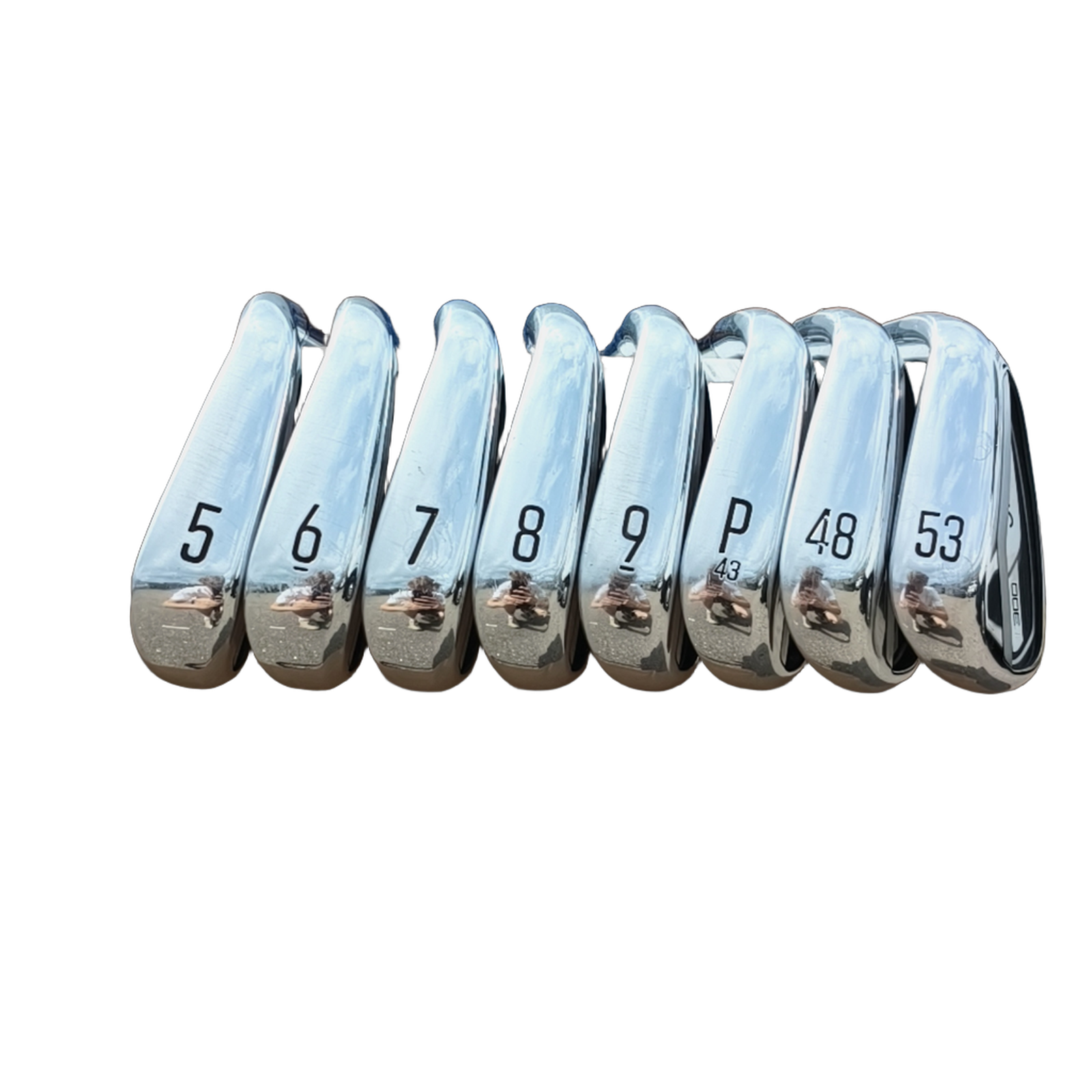 Titleist T300 2021 Jernsæt / 5-PW+GW+SW / Flex Regular / Grafit [model:birefnet-general] [bg:handrolled]
