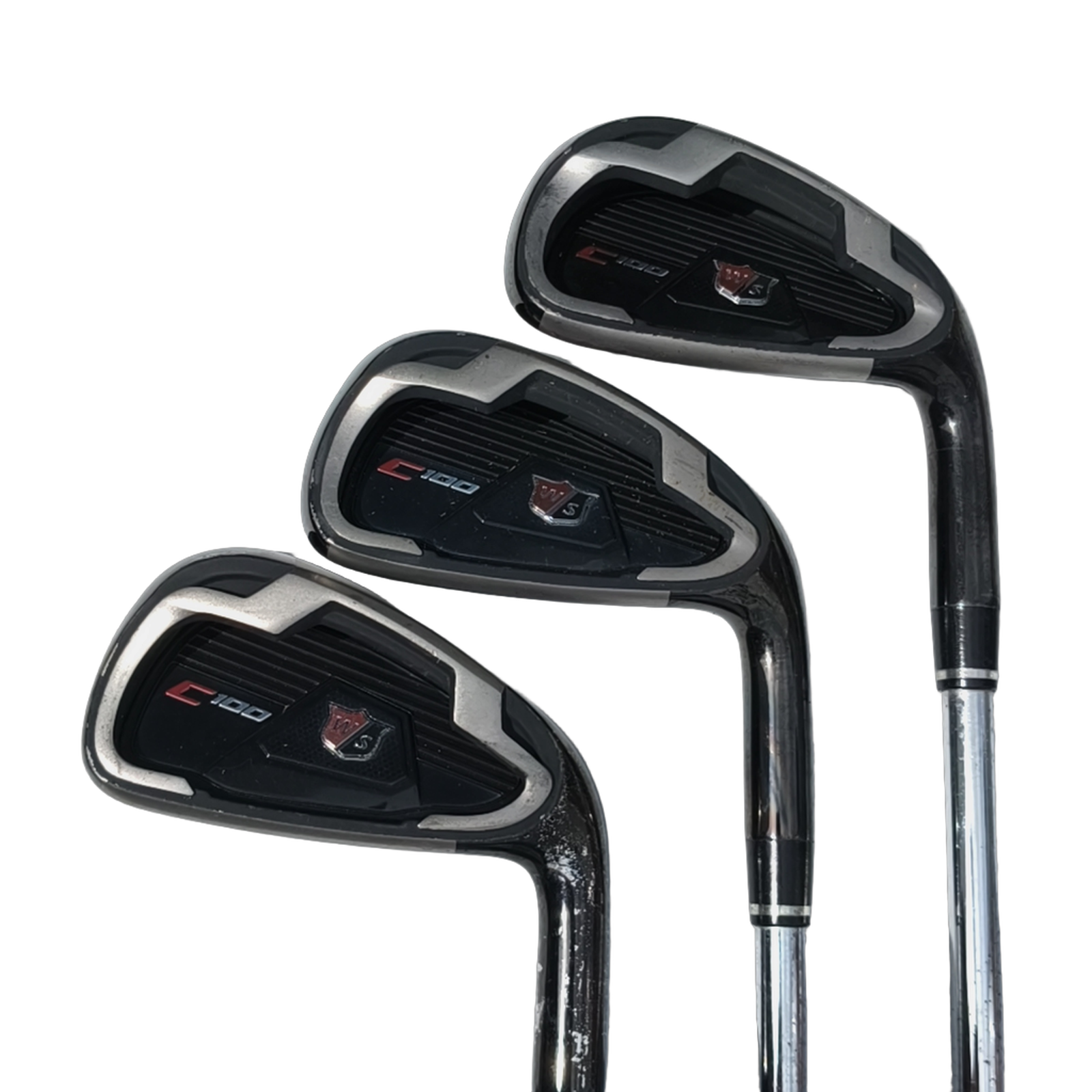 Wilson Staff C100 Jernsæt / 4-PW / Flex Regular / Stål [model:birefnet-general] [bg:handrolled]