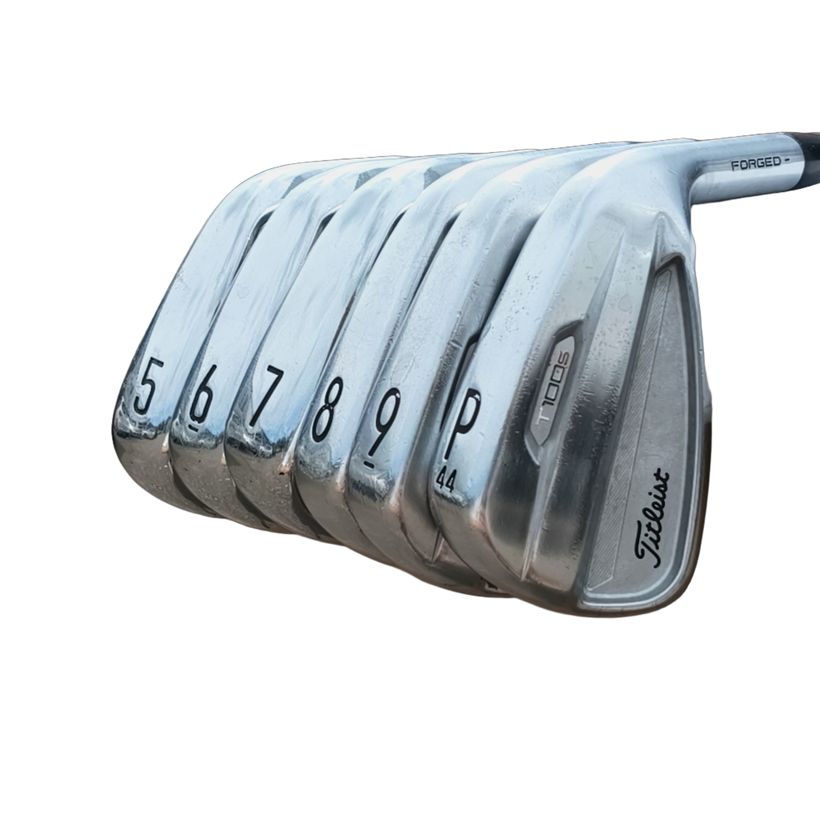 Titleist T100s/T200 Combo Jernsæt / 5-PW / Flex Stiff / Stål [model:birefnet-general] [bg:handrolled]
