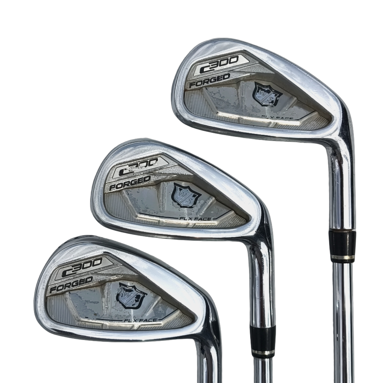 Wilson Staff C300 Forged Jernsæt / 5-PW / Flex Stiff / Stål [model:birefnet-general] [bg:handrolled]
