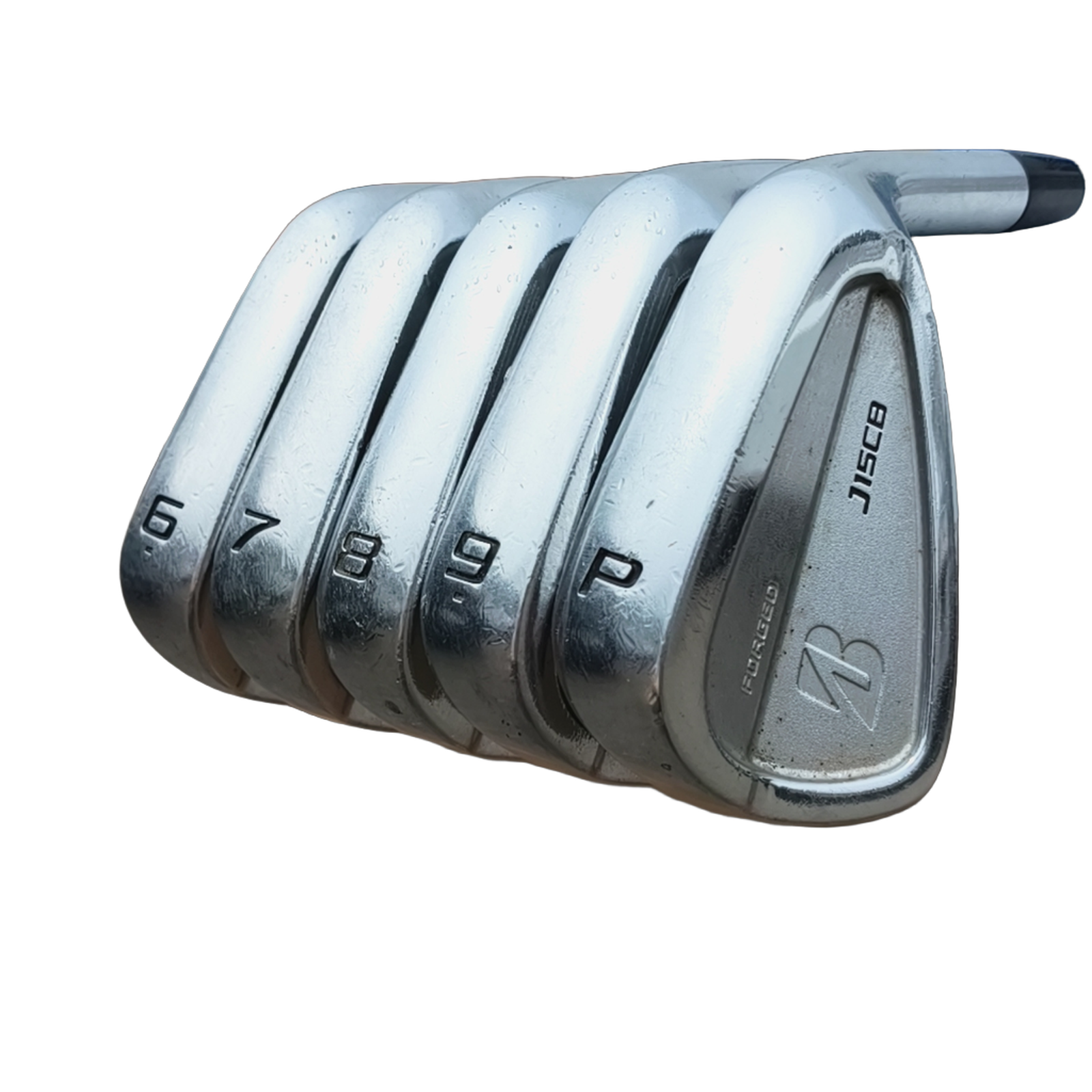 Bridgestone J15CB Jernsæt / 6-PW / Flex Stiff / Stål [model:birefnet-general] [bg:handrolled]