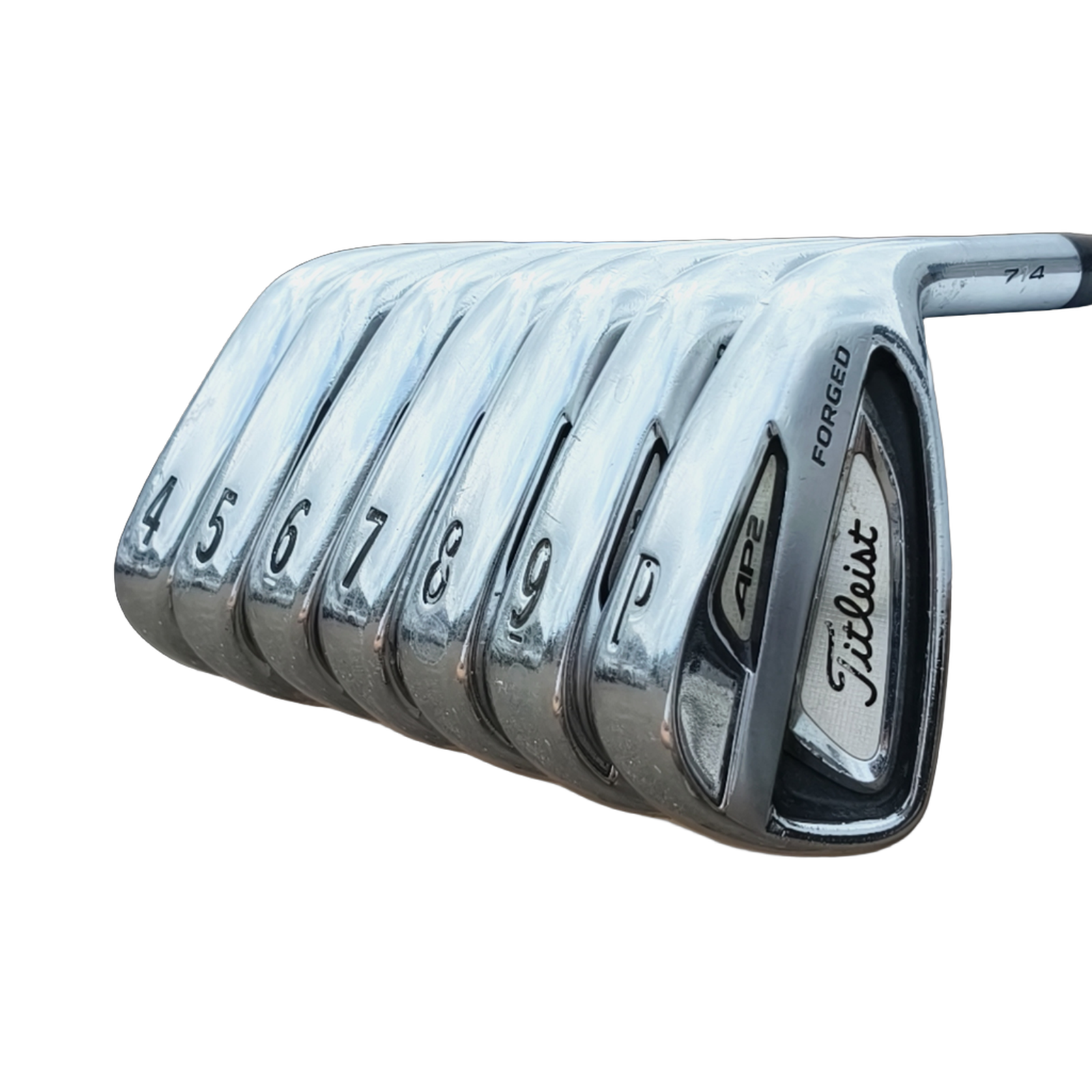 Titleist AP2 714 Forged Jernsæt / 4-PW / Flex Regular / Stål [model:birefnet-general] [bg:handrolled]