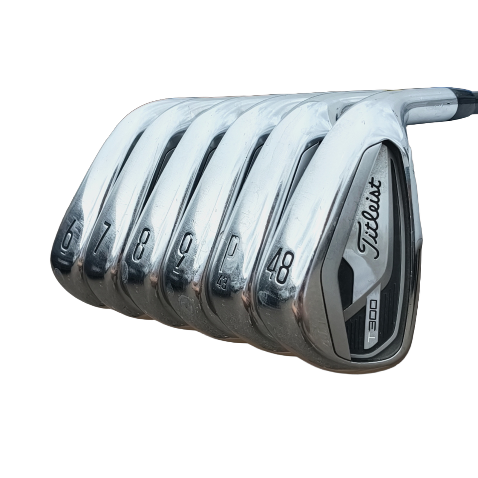 Titleist T300 2021 Jernsæt / 6-PW+GW / Flex Regular / Grafit [model:birefnet-general] [bg:handrolled]