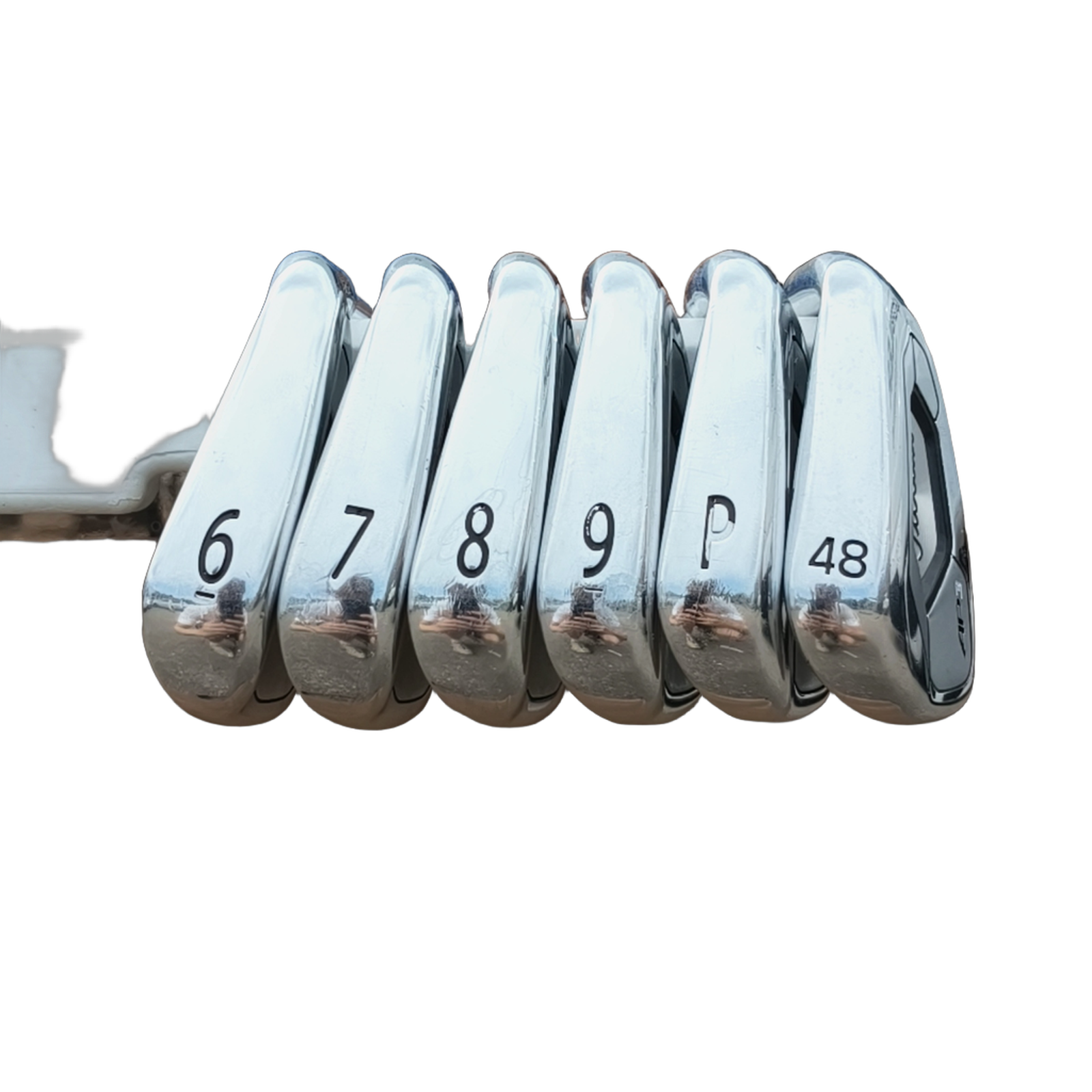 Titleist AP3 718 Jernsæt / 6-PW+GW / Flex Stiff / Stål [model:birefnet-general] [bg:handrolled]