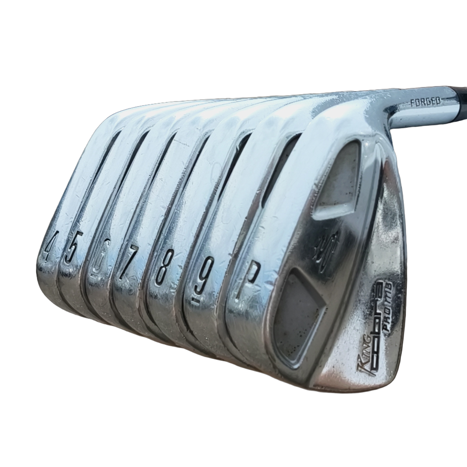 Cobra King Pro MB Jernsæt / 4-PW / Flex Stiff / Stål [model:birefnet-general] [bg:handrolled]
