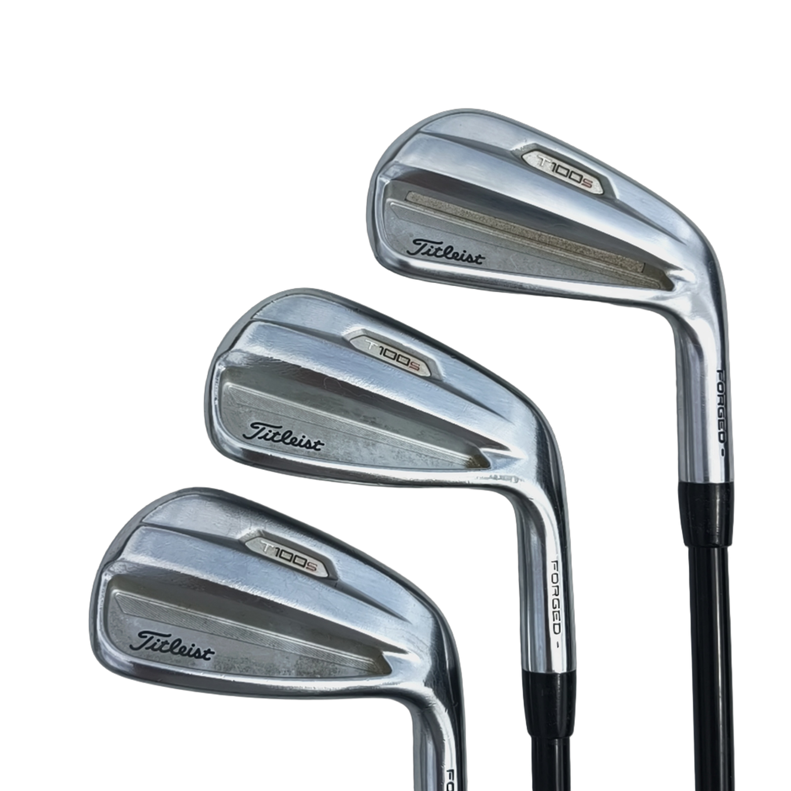 Titleist T100S Jernsæt / 7-PW+GW / Flex A-flex / Grafit [model:birefnet-general] [bg:handrolled]