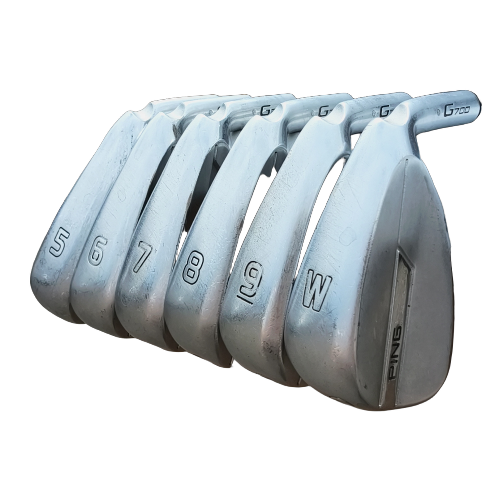 PING G700 Jernsæt / 5-PW / Flex A-flex / Grafit [model:birefnet-general] [bg:handrolled]