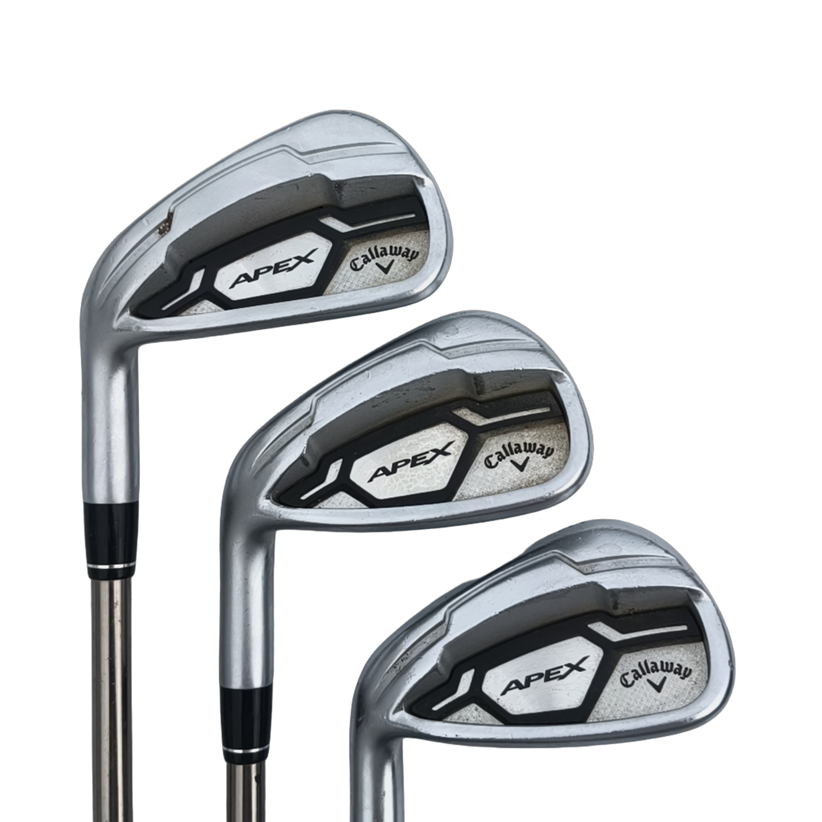 Venstre Callaway Apex CF 16 Jernsæt / 6-PW / Flex A-flex / Grafit [model:birefnet-general] [bg:handrolled]