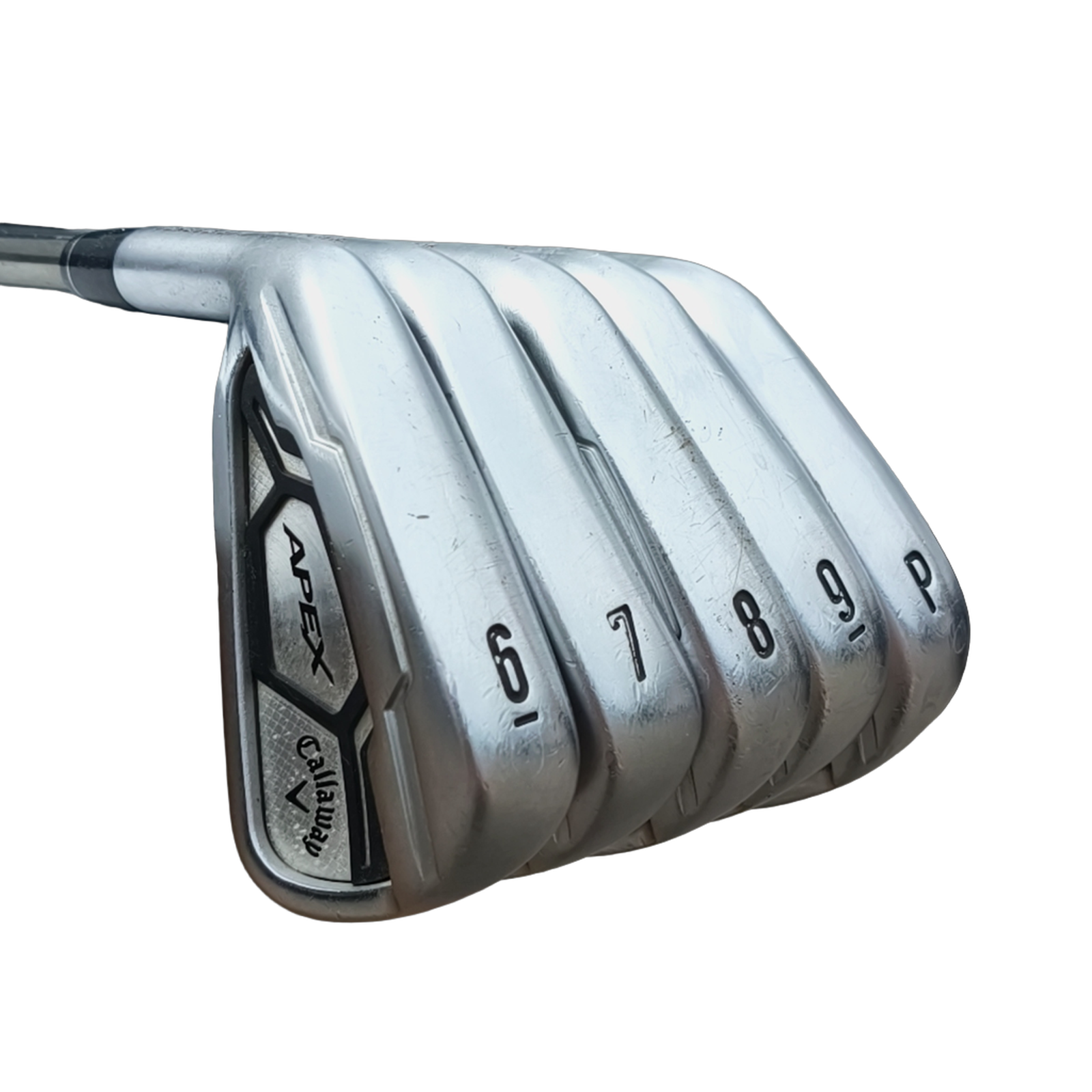 Venstre Callaway Apex CF 16 Jernsæt / 6-PW / Flex A-flex / Grafit [model:birefnet-general] [bg:handrolled]
