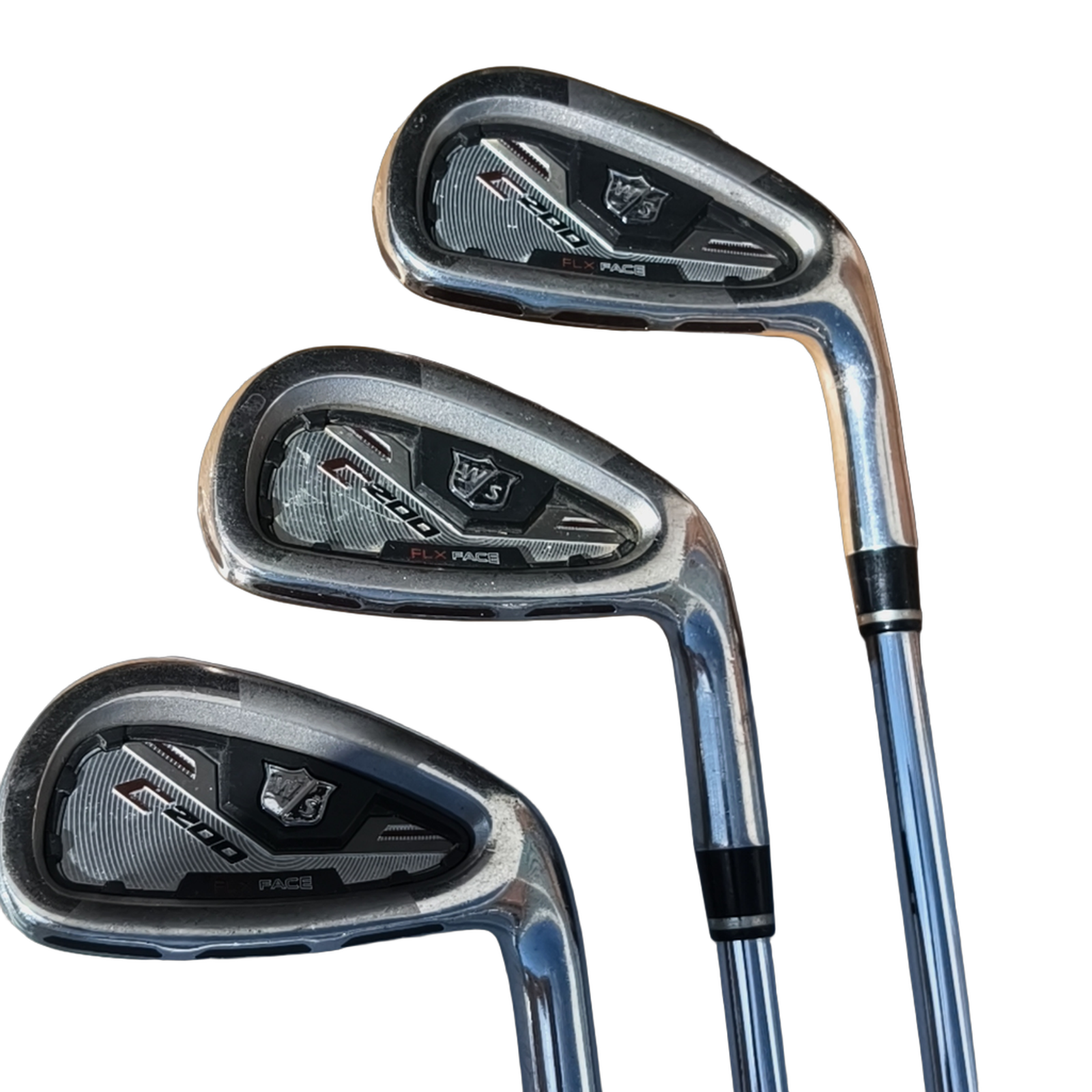 Wilson Staff C200 Jernsæt / 6-PW+GW / Flex Regular / Stål [model:birefnet-general] [bg:handrolled]