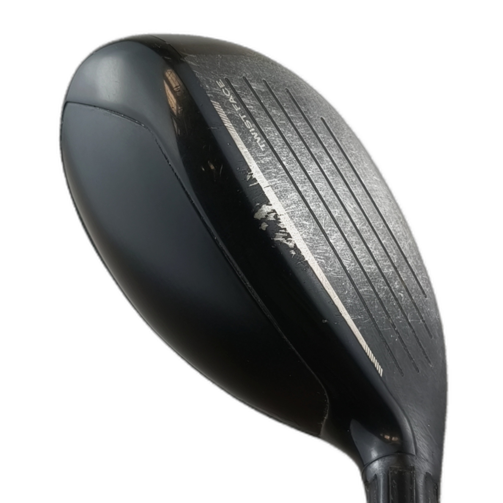 Venstre TaylorMade Stealth Hybrid / Flex Regular / #4/22 [model:silueta] [bg:handrolled]