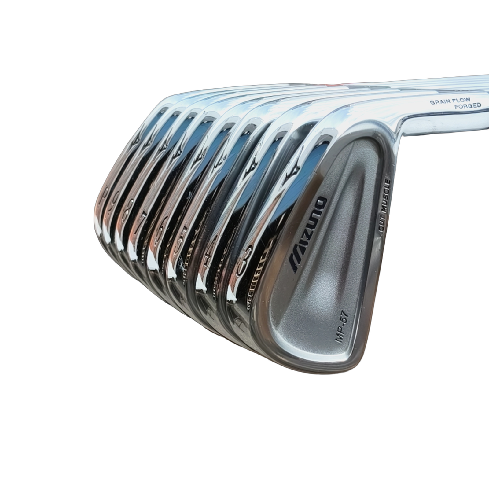 Mizuno MP-57 Set di ferri / 3-PW / Flex Regular / Acciaio [model:birefnet-general] [bg:handrolled]