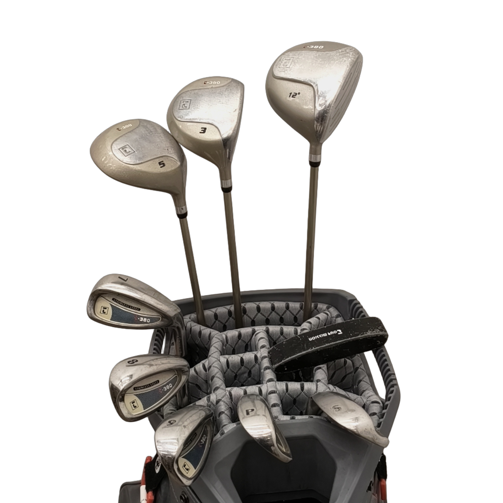 Tour Mission T-380 Komplet Sæt Uden Bag / 7-PW+SW / Flex Ladies / Grafit [model:birefnet-general] [bg:handrolled]