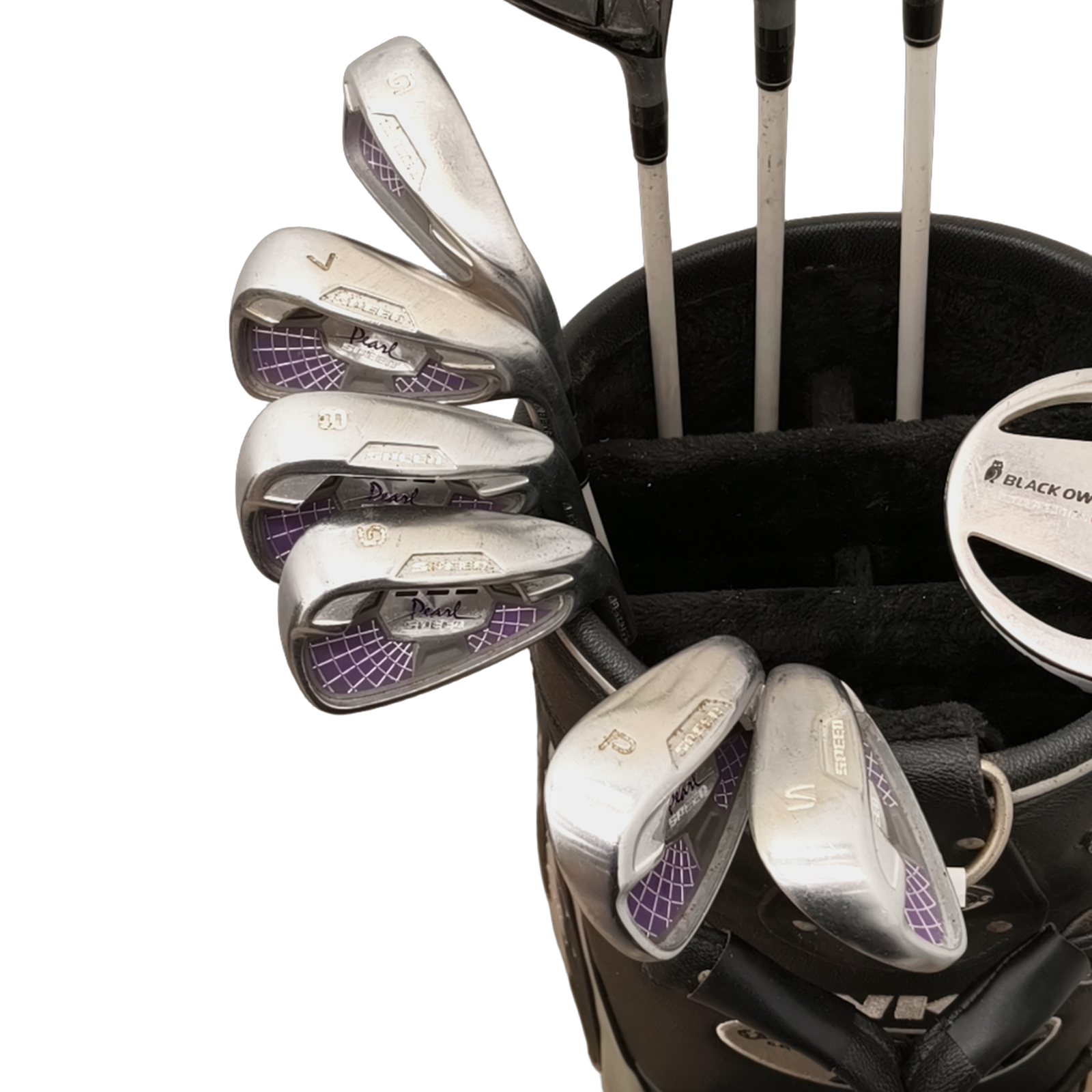 Ben Ross Pearl Speed Komplet Sæt Uden Bag / 6-PW+SW / Flex Ladies / Grafit [model:birefnet-general] [bg:handrolled]