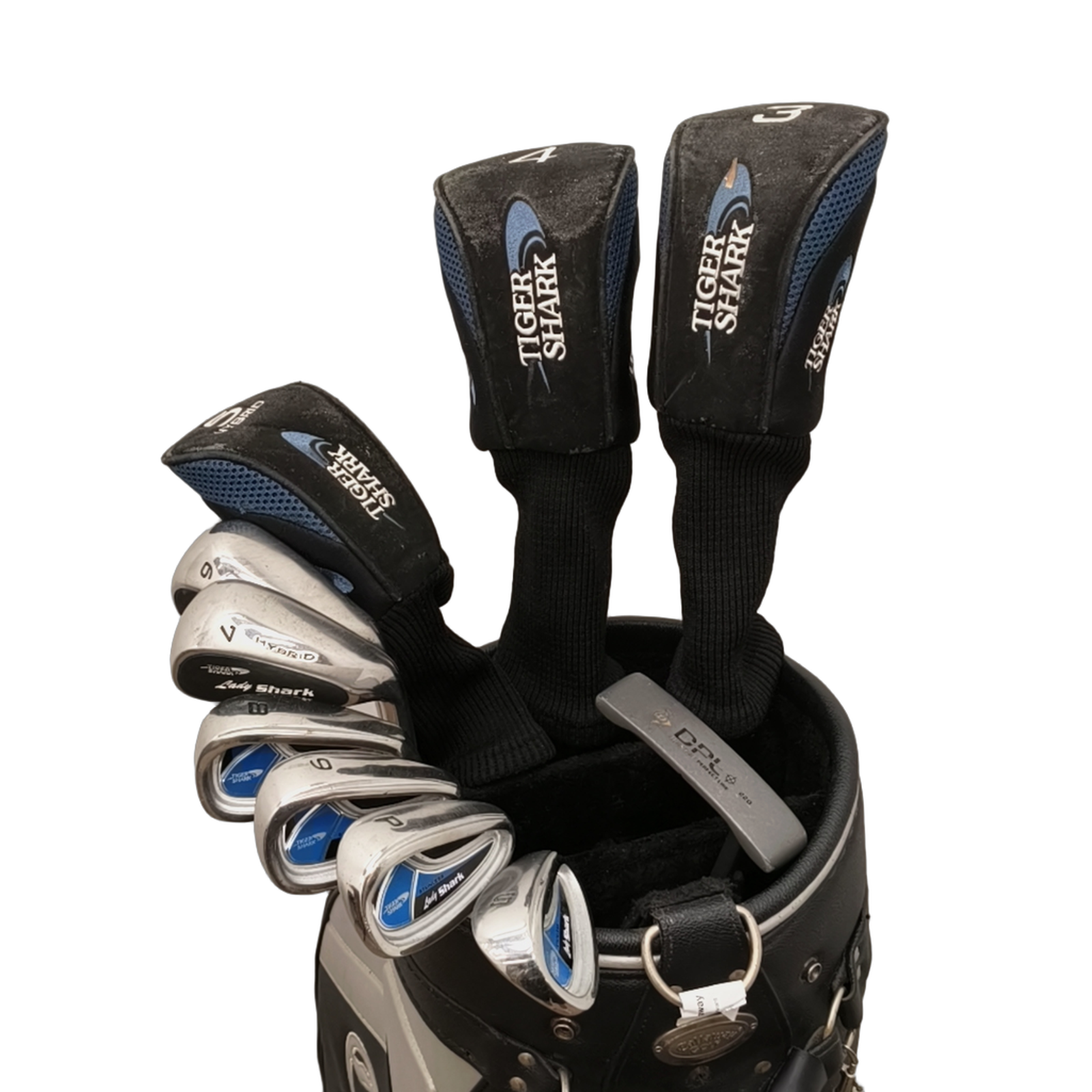 Tiger Shark Lady Shark Komplet Sæt Uden Bag / 6-PW+SW / Flex Ladies / Grafit [model:birefnet-general] [bg:handrolled]