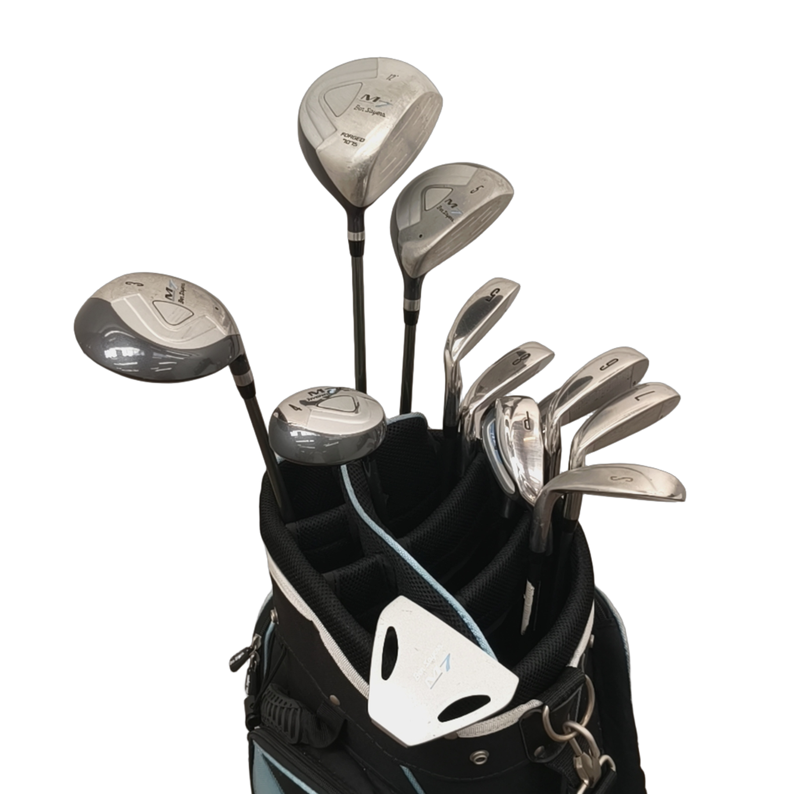 Ben Sayers  M7 Komplet Sæt Med Bag / 5-PW+SW / Flex Ladies / Grafit [model:birefnet-general] [bg:handrolled]