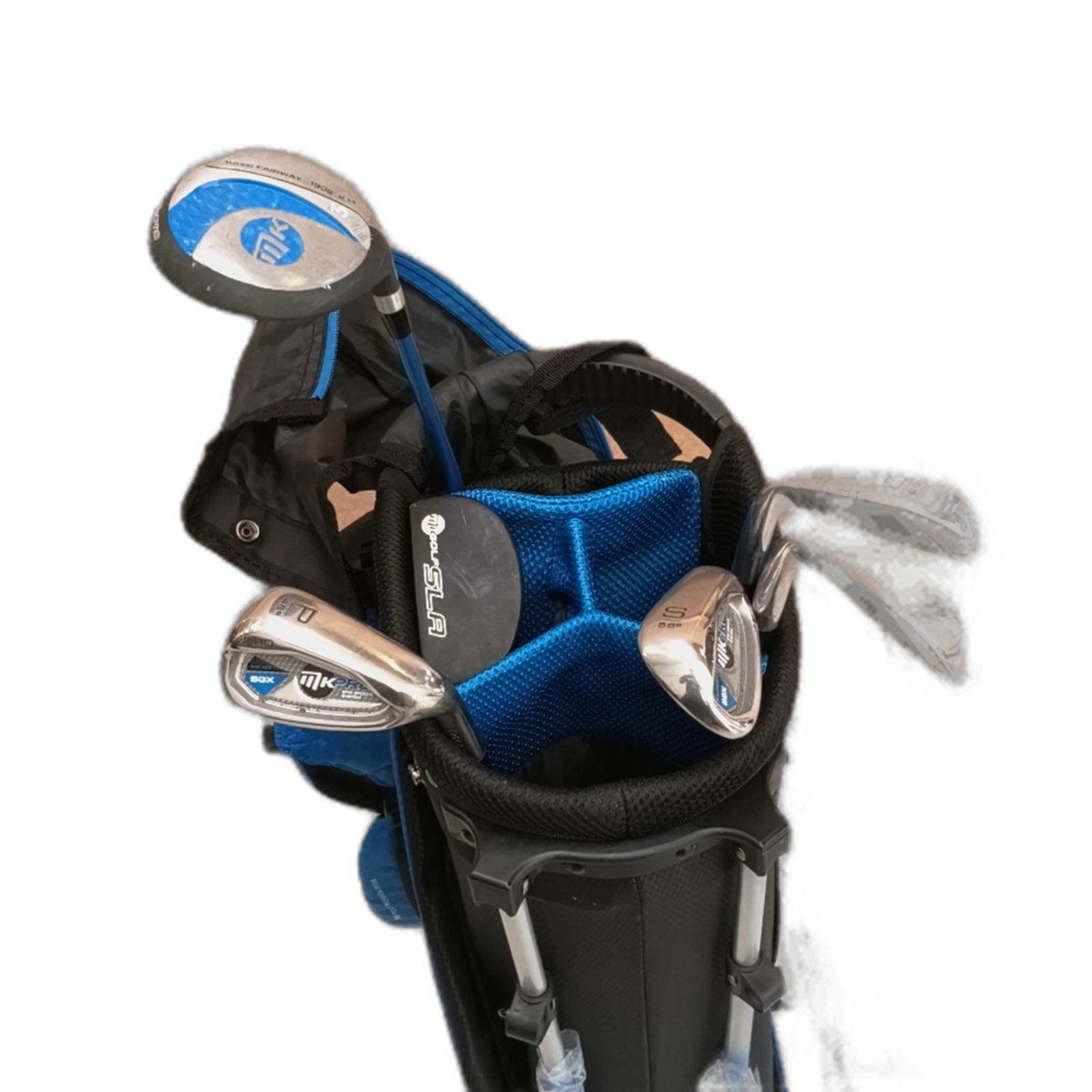 MK Pro SGX Komplet Sæt Med Bag / 6i+8i+PW-SW / Flex Junior  / Grafit [model:silueta] [bg:handrolled]