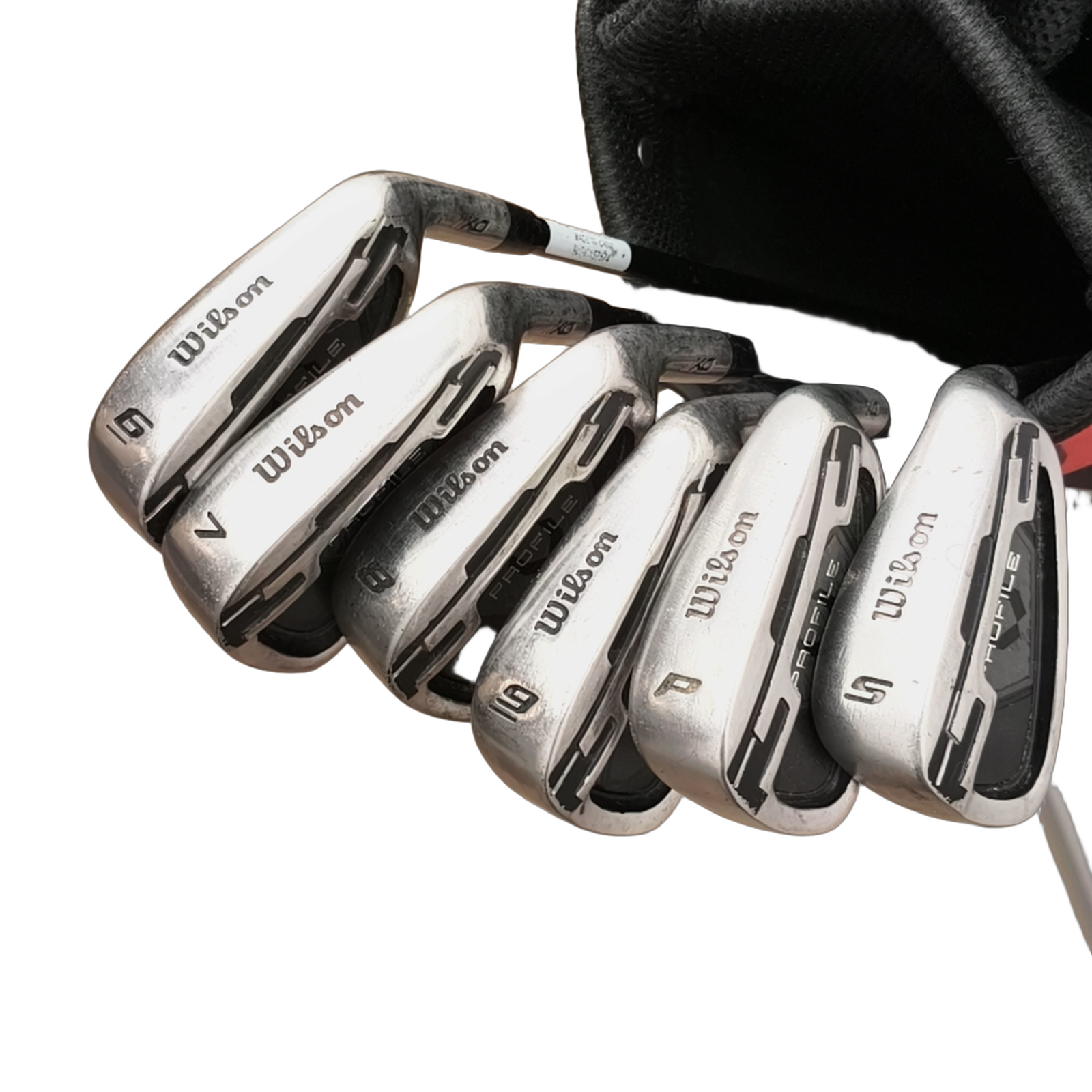 Wilson Profile Komplet Sæt Med Bag / 6-PW+SW / Flex Regular / Grafit [model:birefnet-general] [bg:handrolled]
