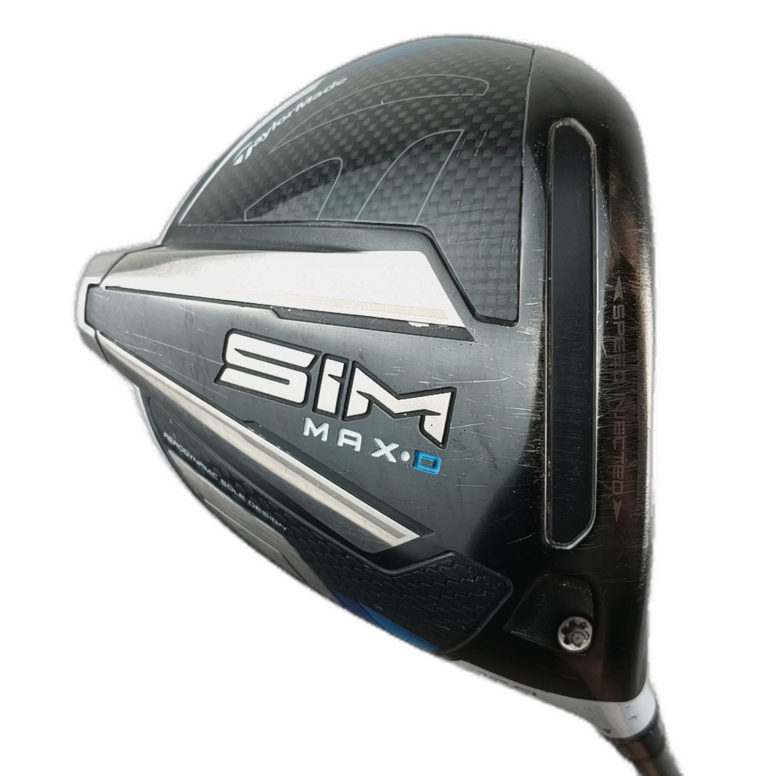 TaylorMade Sim Max D Driver / Flex A-flex / Loft 12 [model:silueta] [bg:handrolled]