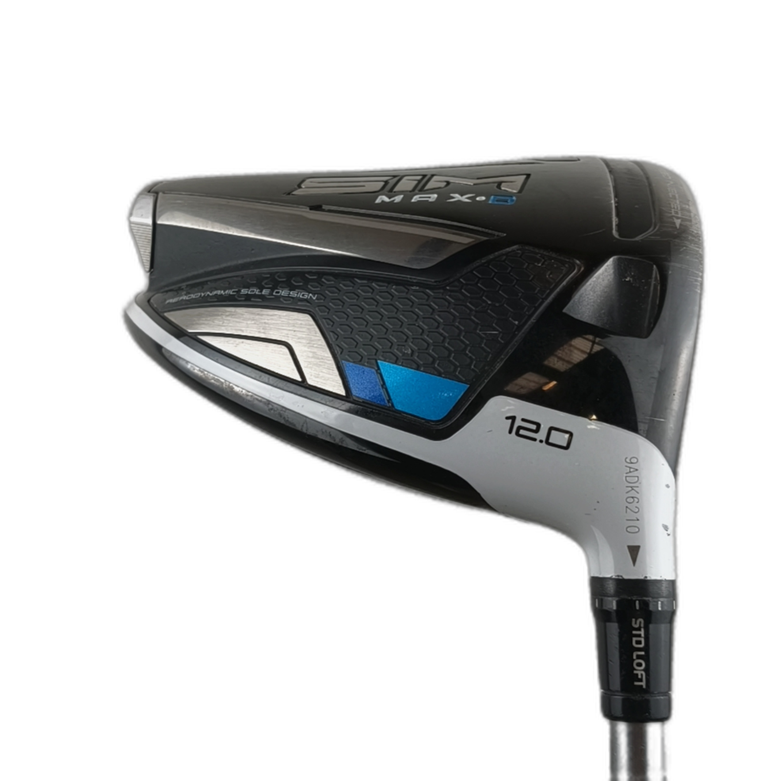 TaylorMade Sim Max D Driver / Flex A-flex / Loft 12 [model:silueta] [bg:handrolled]