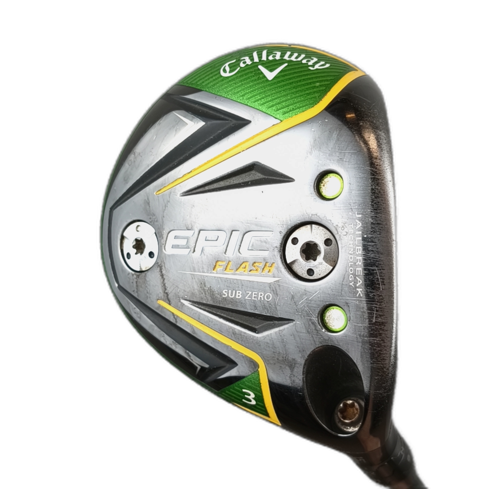 Callaway Epic Flash SubZero Fairway Wood / Flex Stiff / #3/15 [model:silueta] [bg:handrolled]