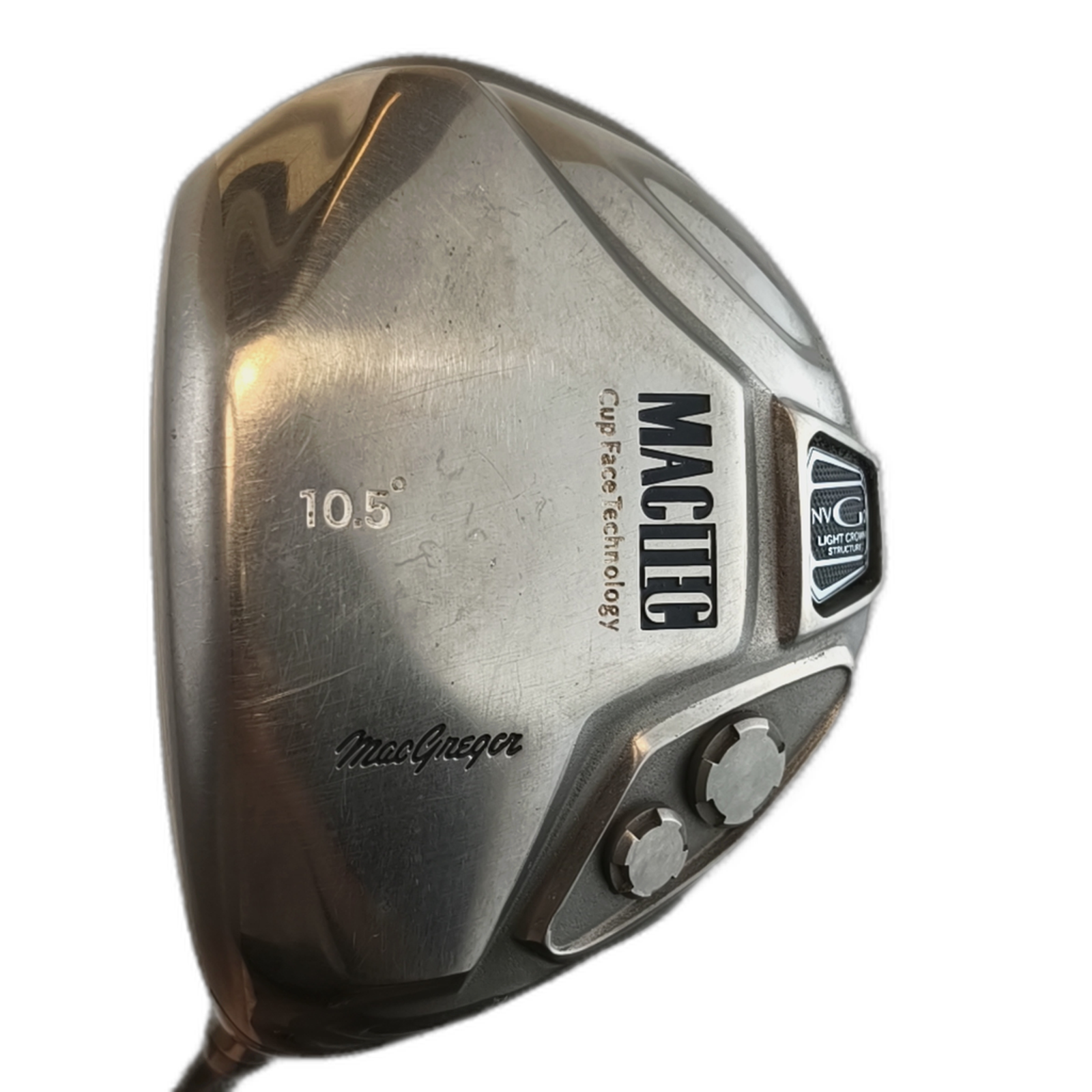 Venstre MacGregor Mac Tec Driver / Flex Regular / Loft 10.5 [model:silueta] [bg:handrolled]
