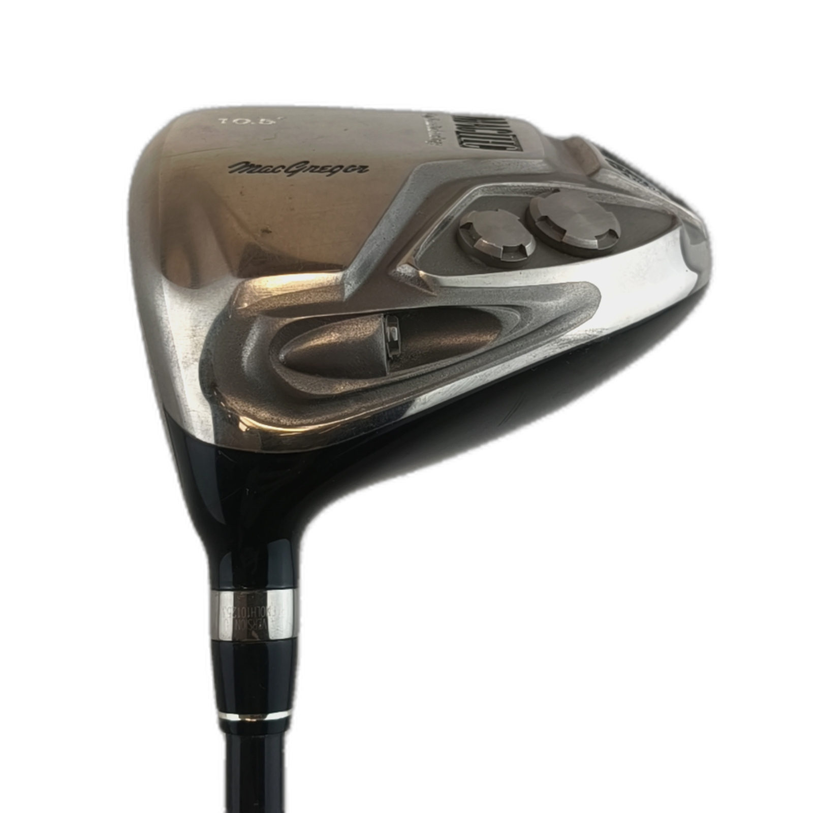 Venstre MacGregor Mac Tec Driver / Flex Regular / Loft 10.5 [model:silueta] [bg:handrolled]