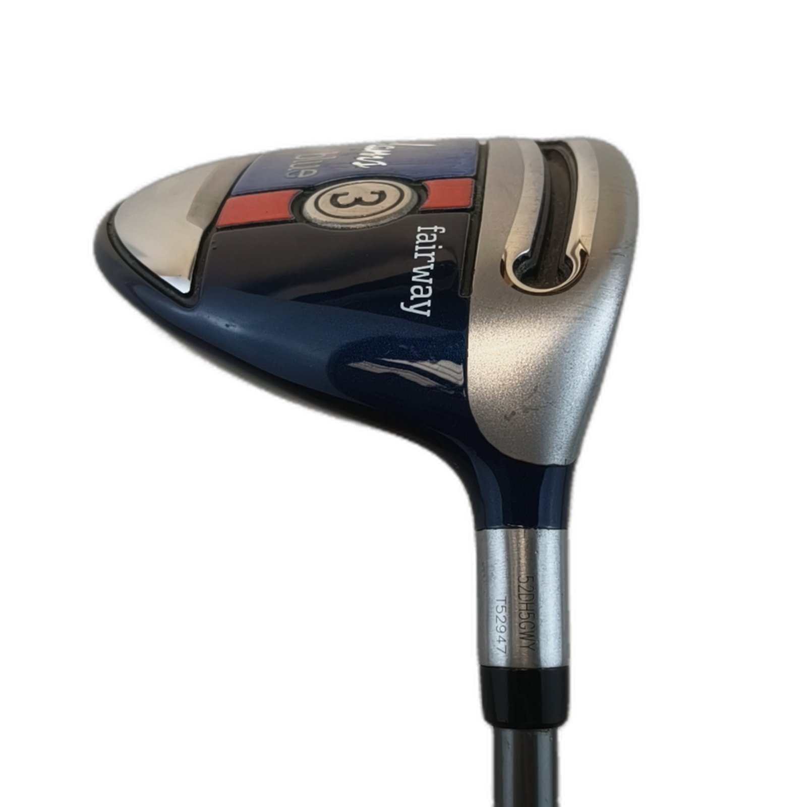 Adams Blue Fairway Wood / Flex Regular / #3/15 [model:silueta] [bg:handrolled]