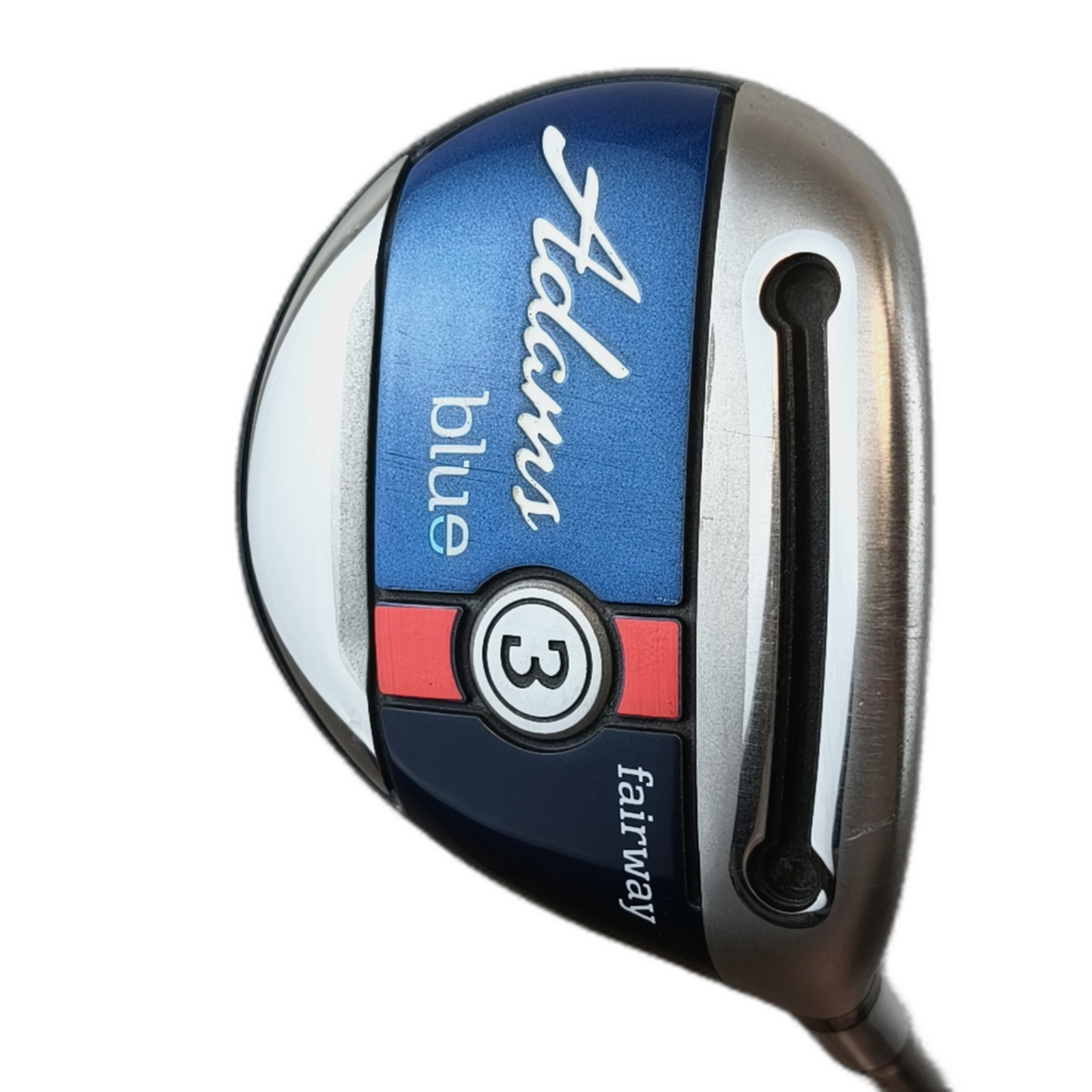Adams Blue Fairway Wood / Flex A-flex / #3/15 [model:silueta] [bg:handrolled]