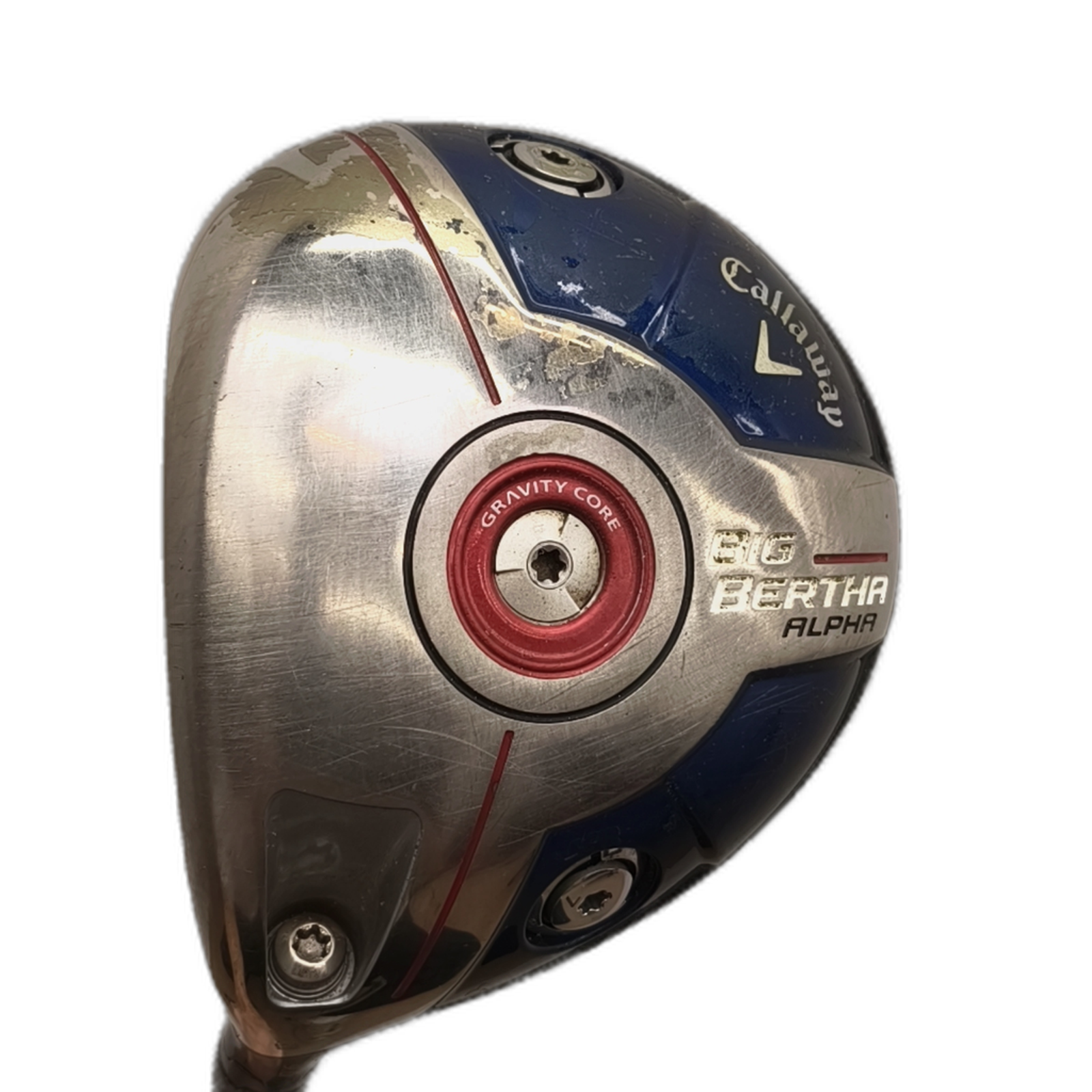 Venstre Callaway Big Bertha Alpha Driver / Flex Stiff / Loft 9 [model:silueta] [bg:handrolled]