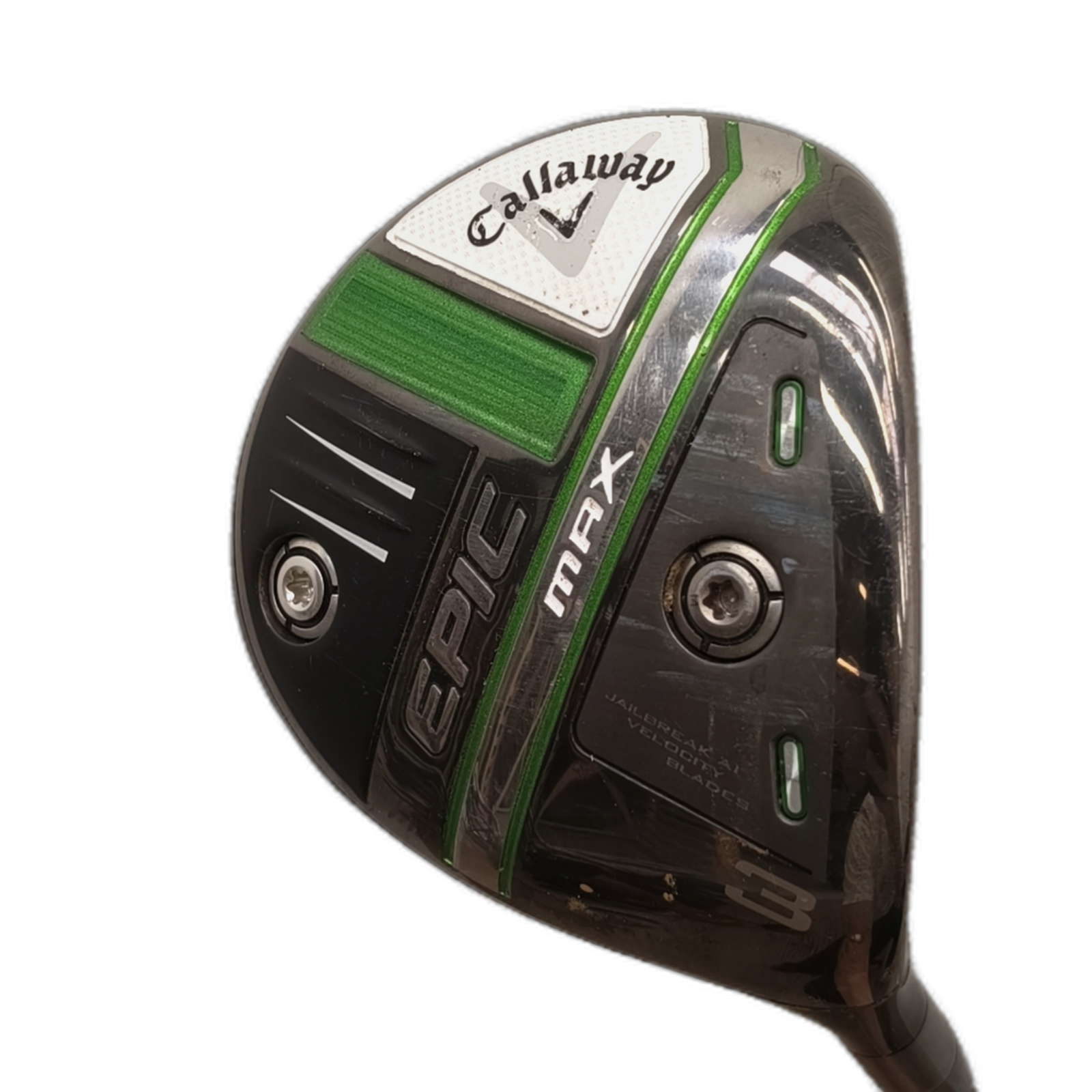 Callaway EPIC Max Fairway Wood / Flex Regular / #3/15 [model:silueta] [bg:handrolled]