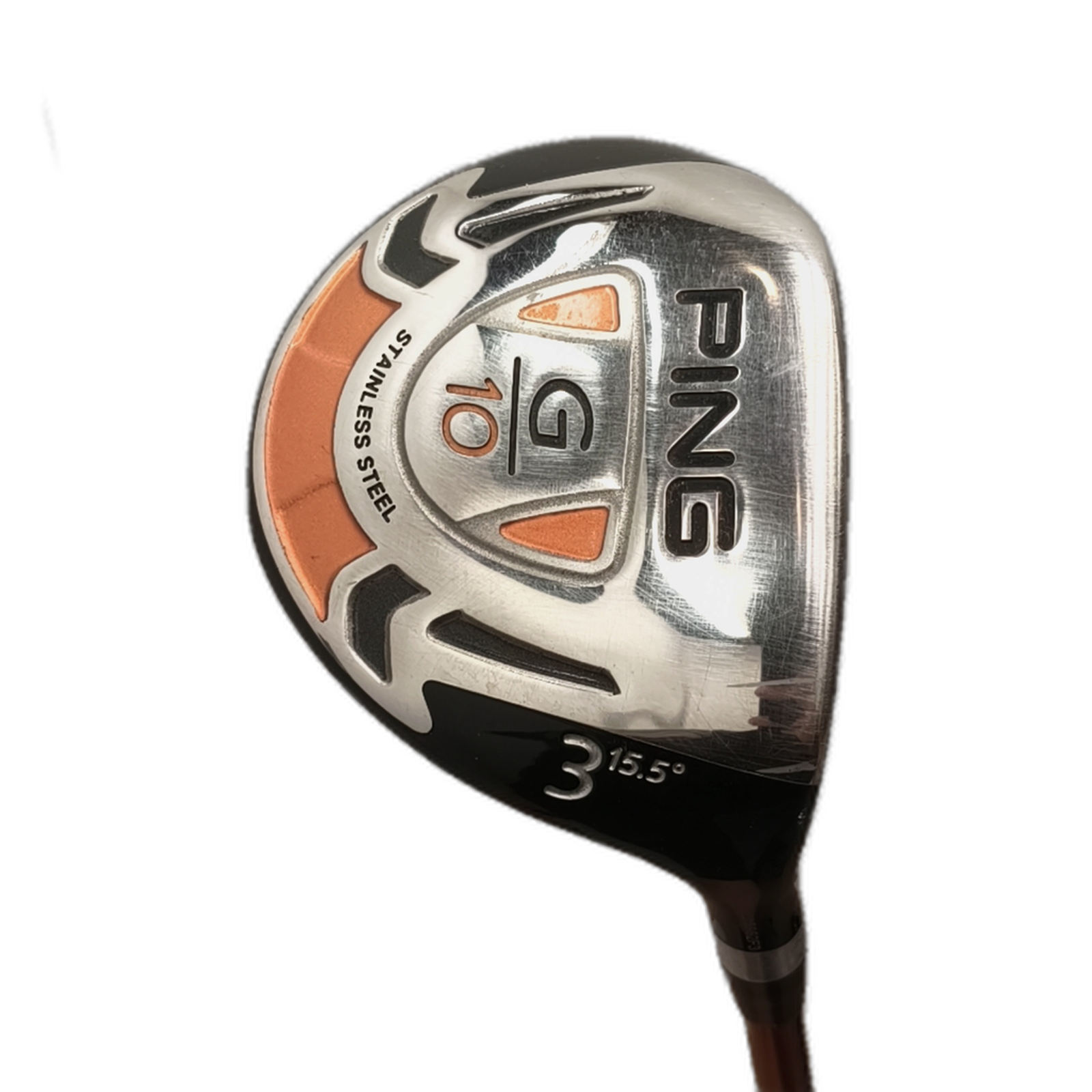 PING G10 Fairway Wood / Flex Regular / #3/15.5 [model:silueta] [bg:handrolled]