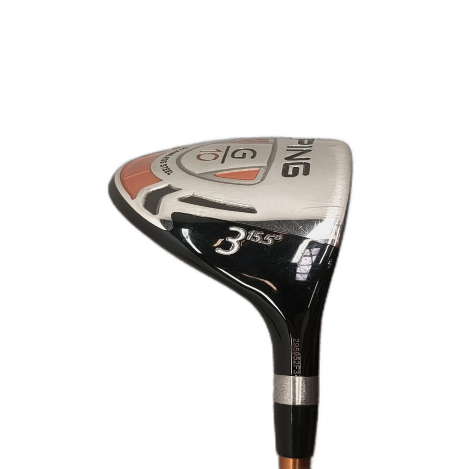 PING G10 Fairway Wood / Flex Regular / #3/15.5 [model:silueta] [bg:handrolled]