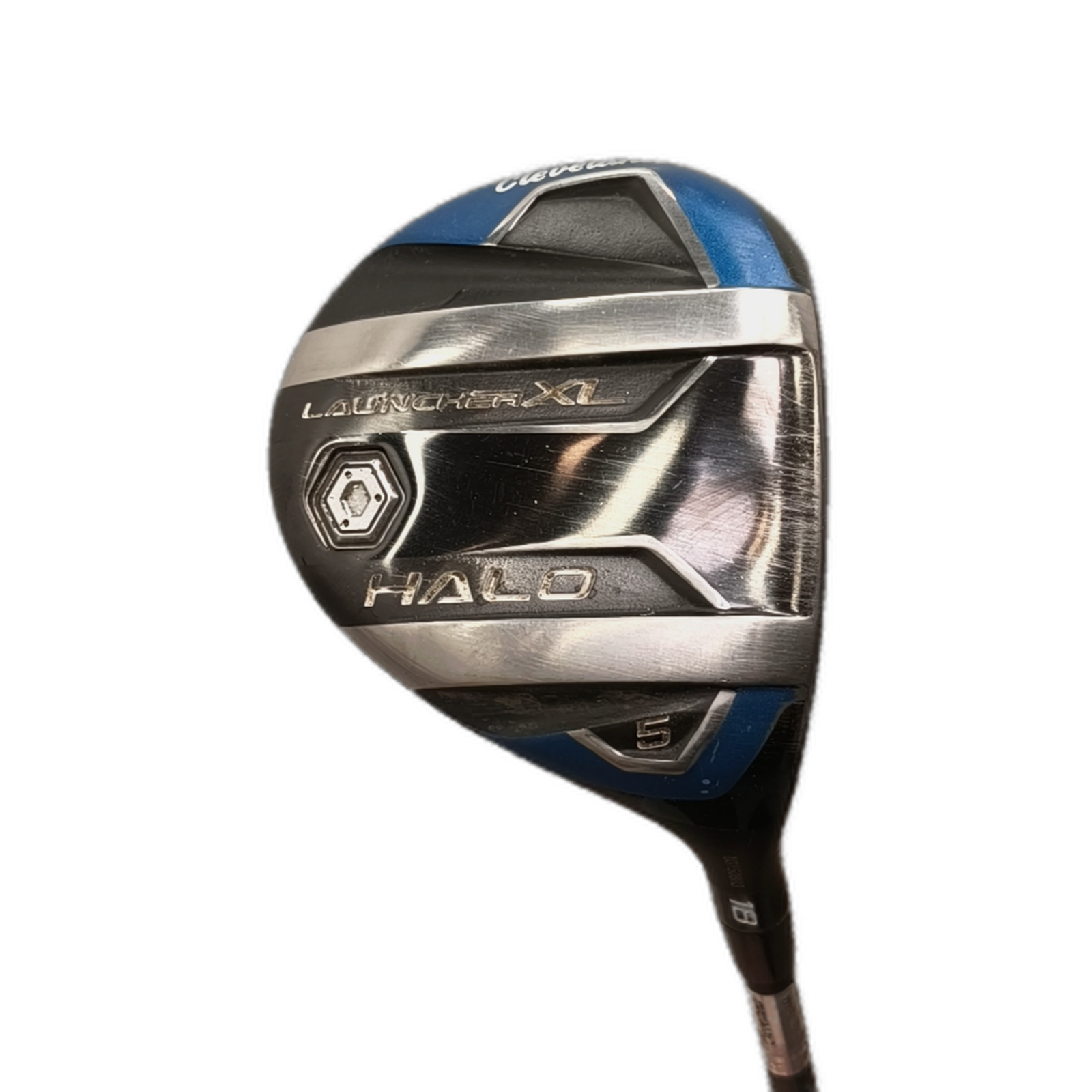 Cleveland LaucherXL Halo Fairway Wood / Flex A-flex / #5/18 [model:silueta] [bg:handrolled]